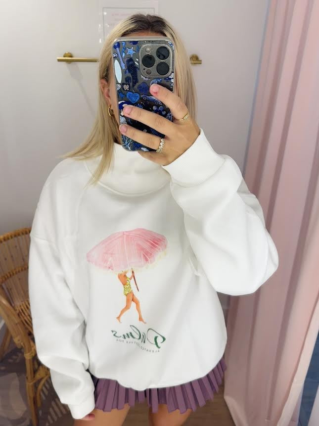 Palms Mockneck Sweatshirt