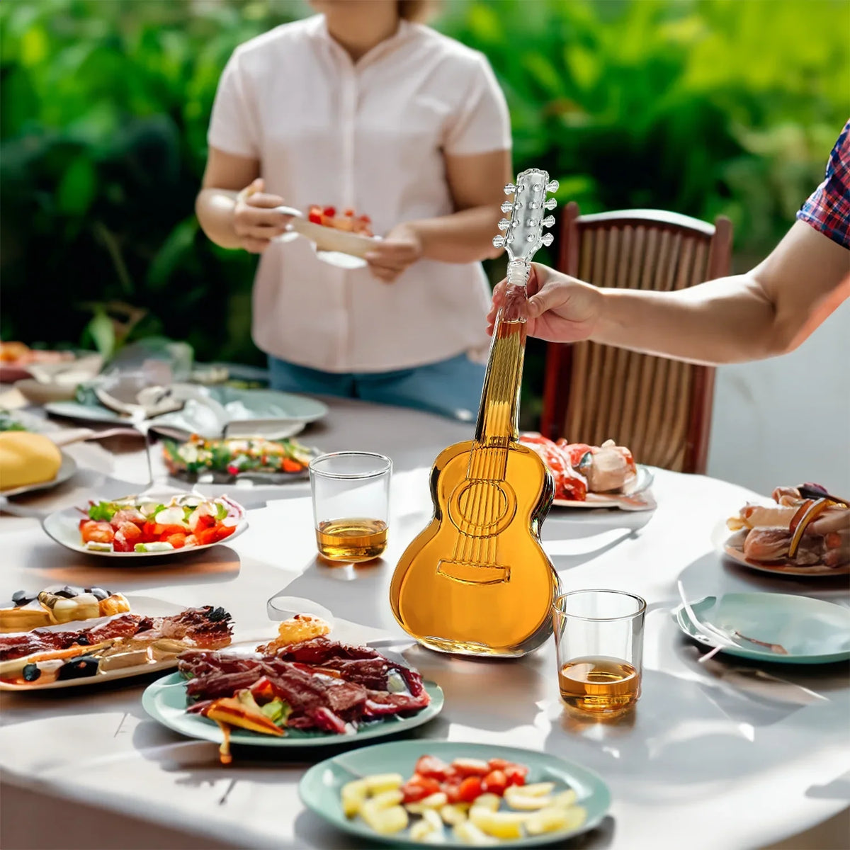 ArtZ® Rock ’n Pour Guitar Decanter Set