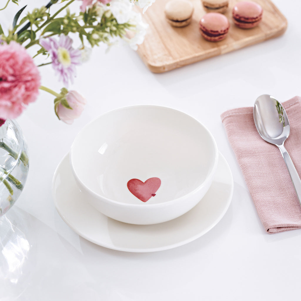 With Love Cereal Bowl Sending Love