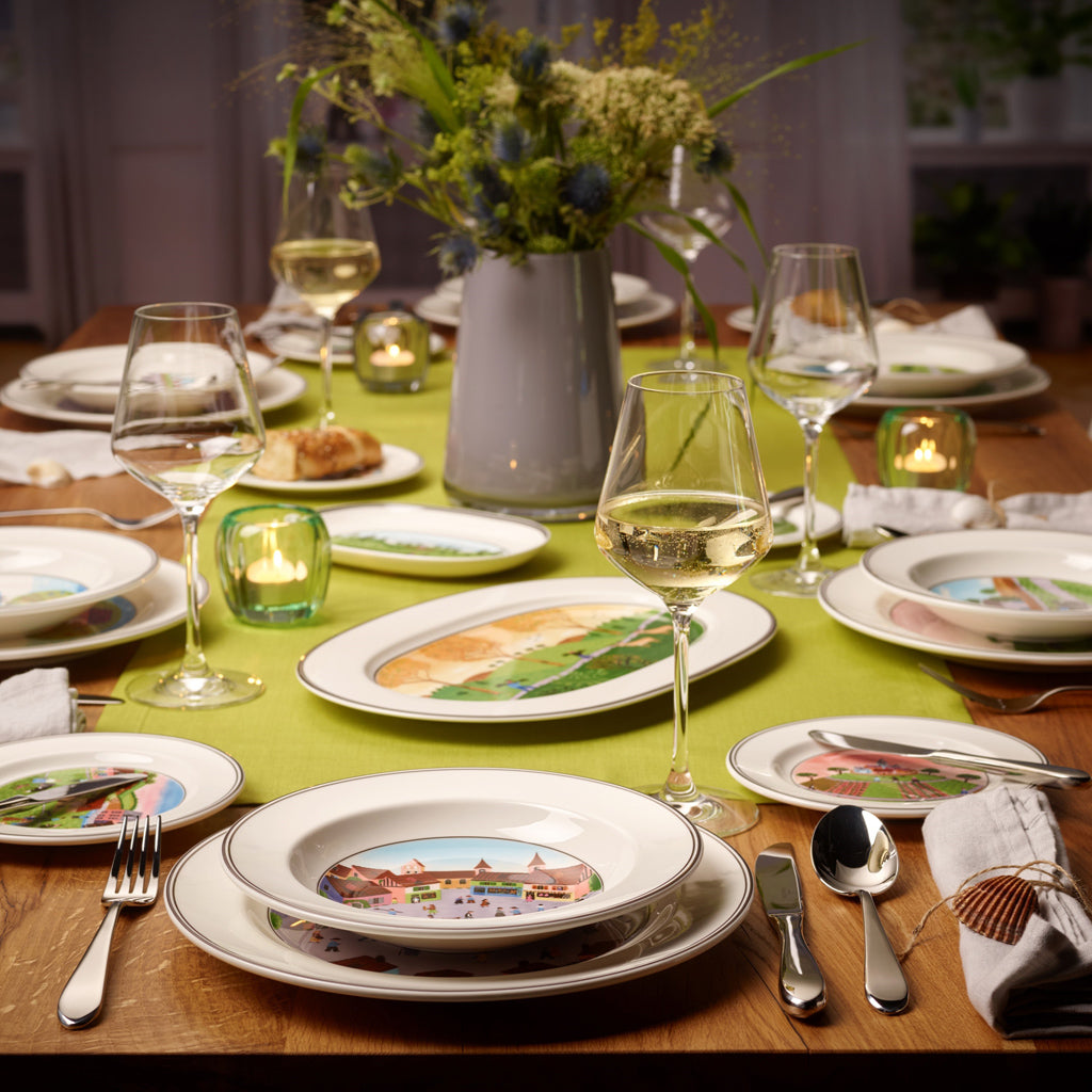 Design Naif Flat Plate 27cm Village