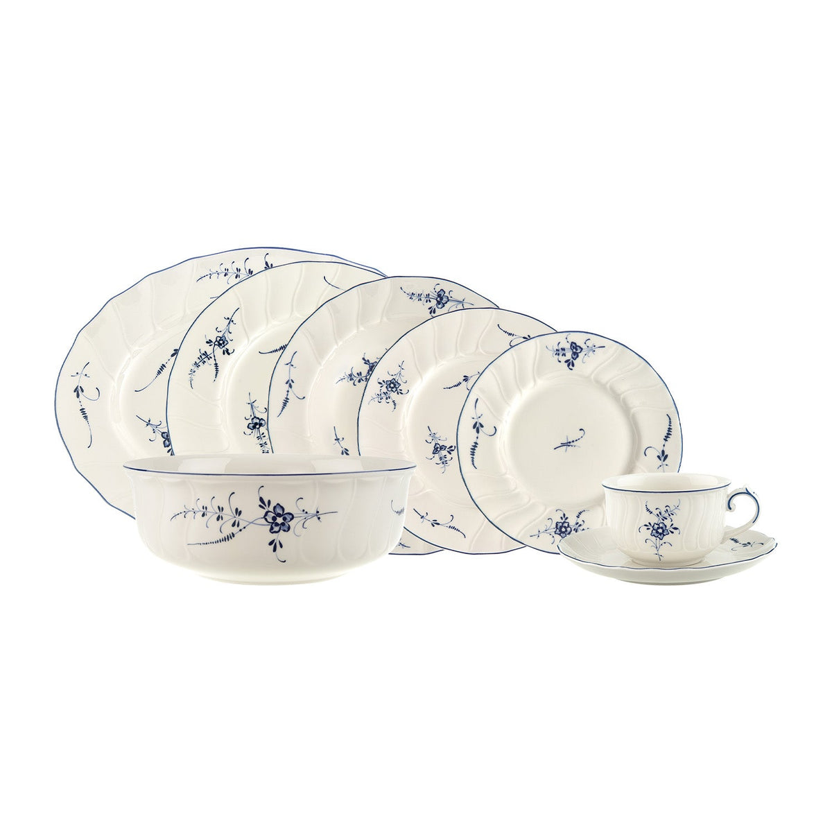 Old Luxembourg Dinner Set- 38 Pcs for 6 Persons
