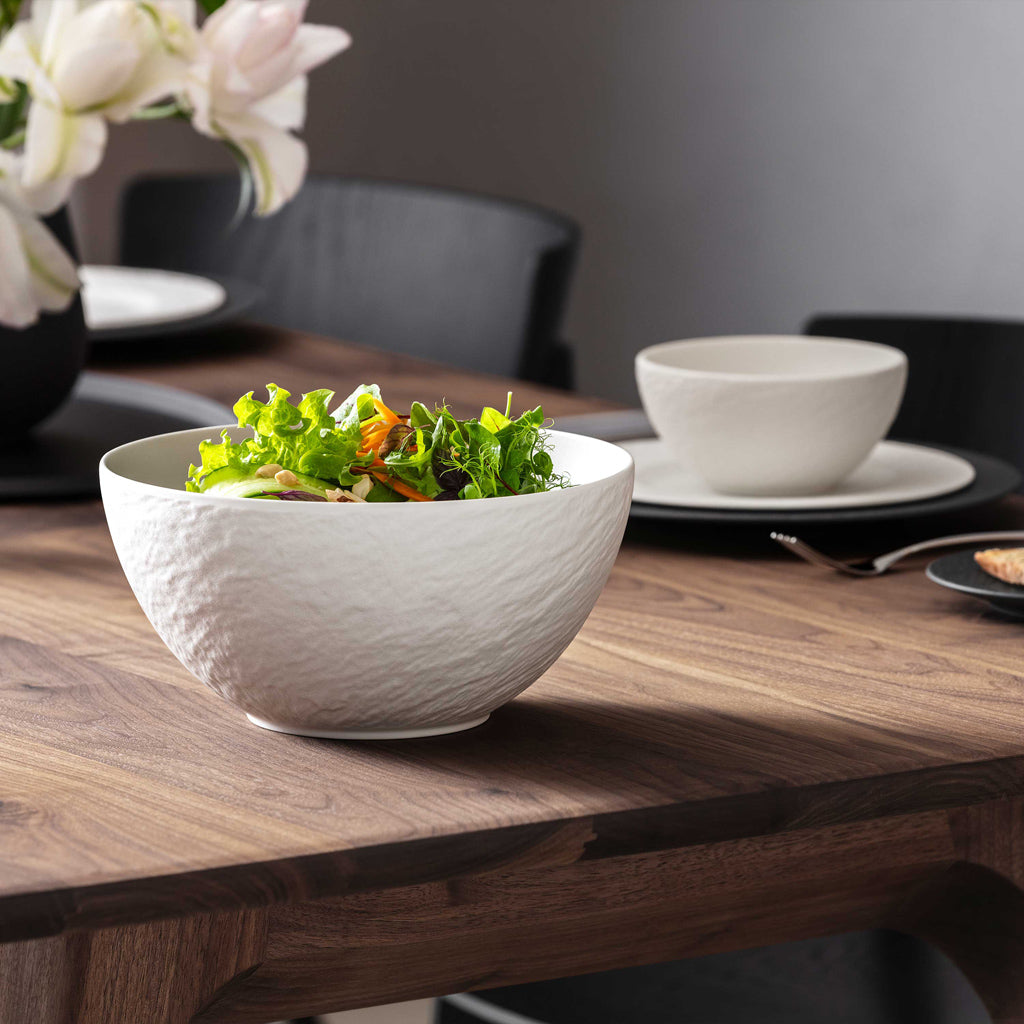 Manufacture Rock Blanc Salad Bowl 24cm