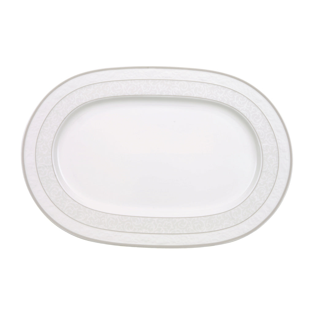 Gray Pearl Dinner Set- 38 Pcs for 6 Persons