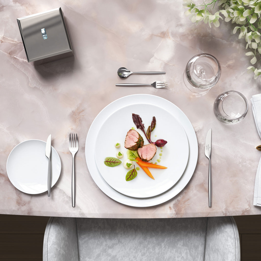 MetroChic Blanc Dinner Set- 37 Pcs for 6 Persons