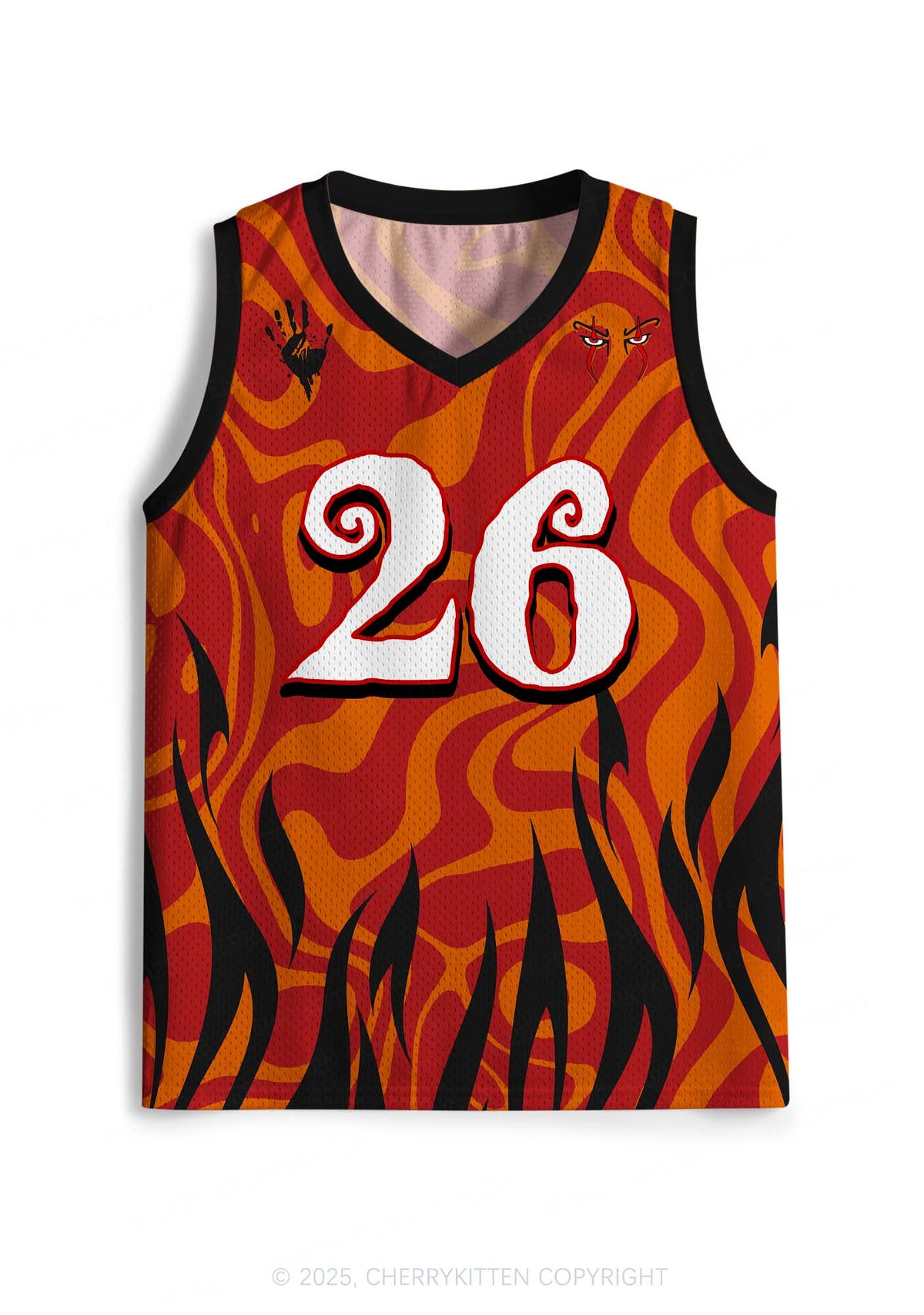 Halloween Custom Float Raccoon Y2K Sport Jersey Tank Cherrykitten