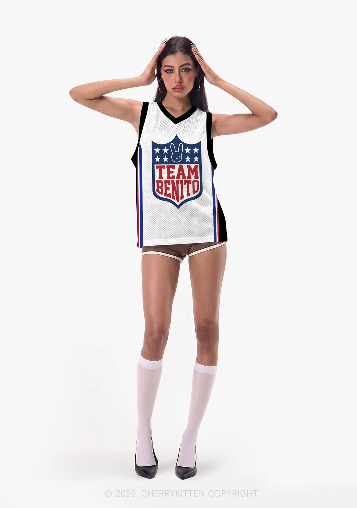Team Bunny Y2K Sport Jersey Tank Cherrykitten