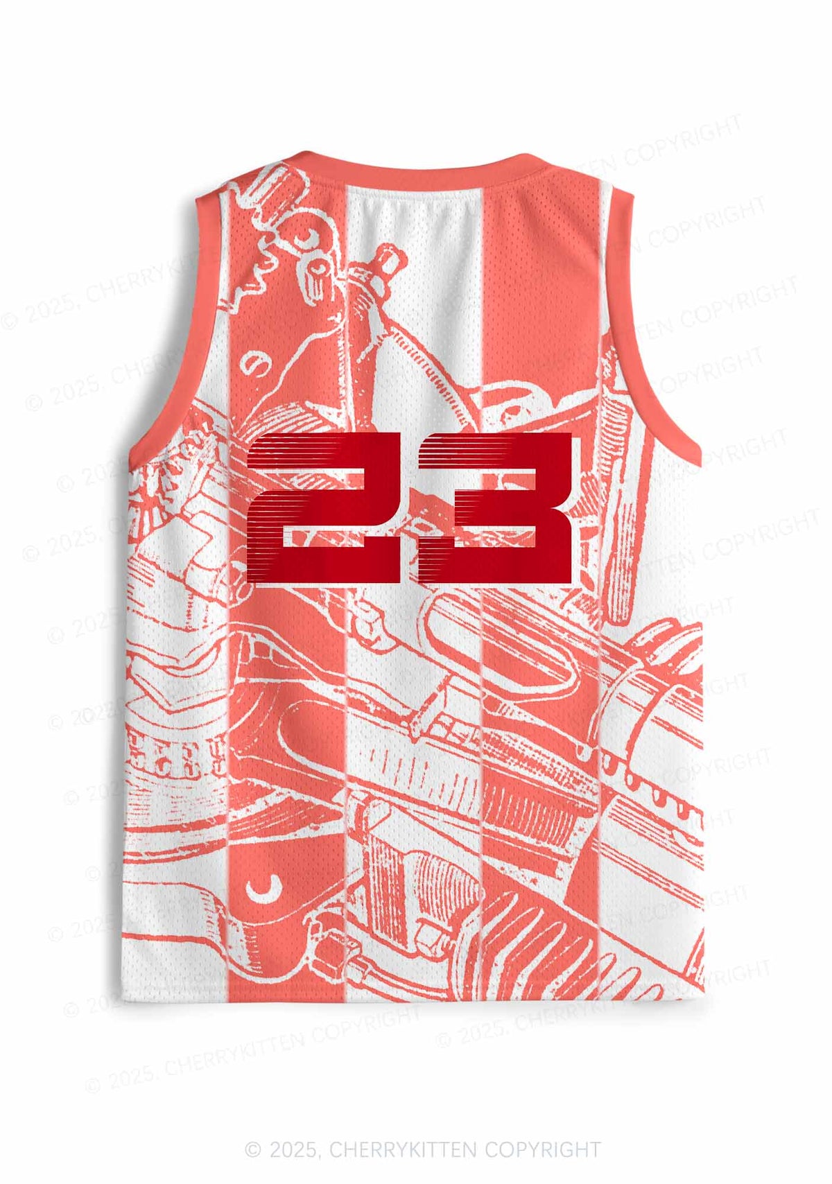 Custom Dont Play Techno Y2K Sport Jersey Tank Cherrykitten