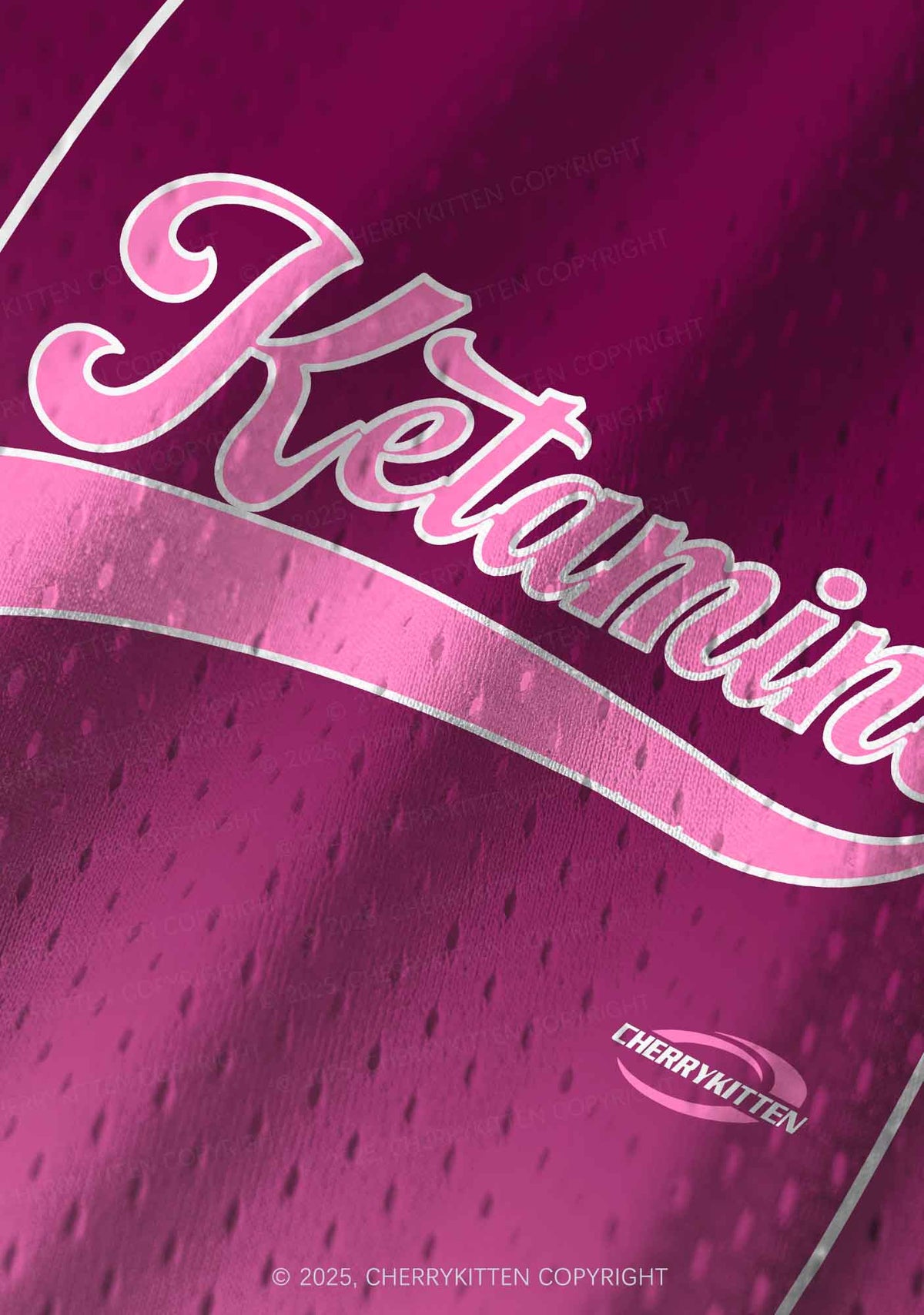 Custom Pink K Pony Y2K Sport Jersey Tank Cherrykitten
