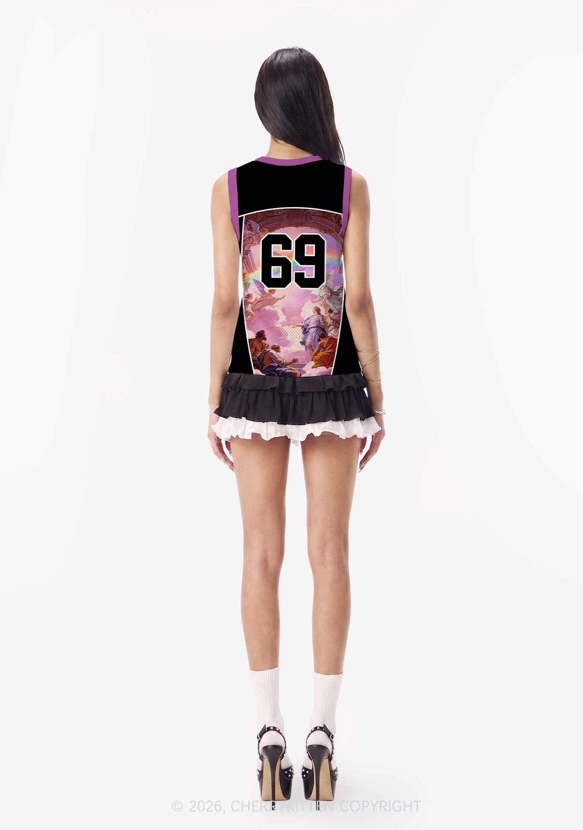 See You In Hell Angel Pride Y2K Sport Jersey Tank Cherrykitten