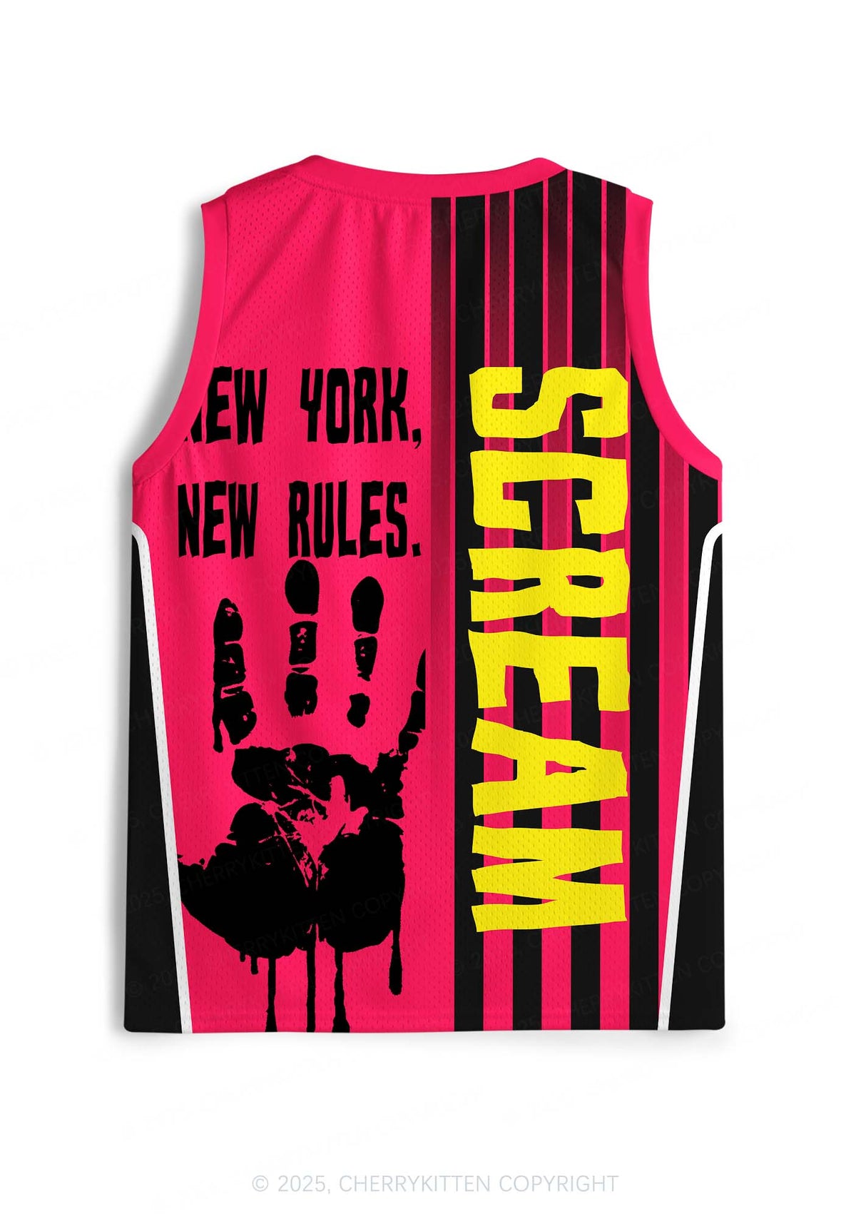Halloween Scream Ghost Y2K Sport Jersey Tank Cherrykitten