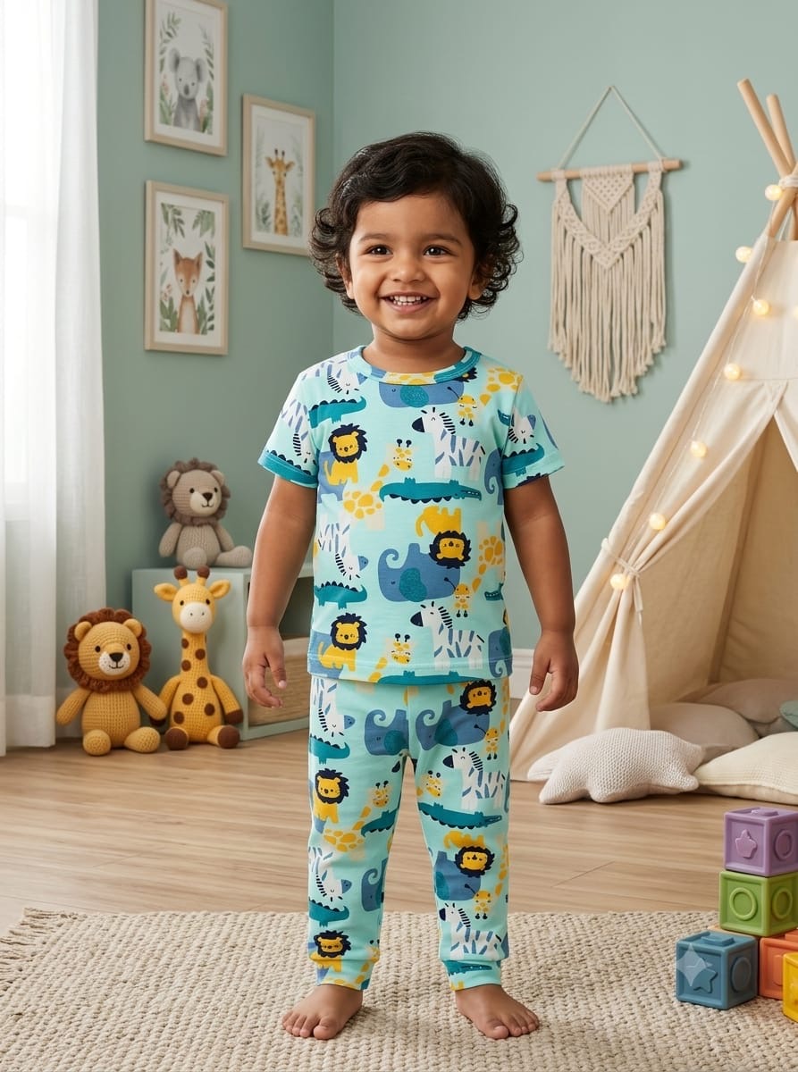 Lion Top & bottom set (6 months -3 years )