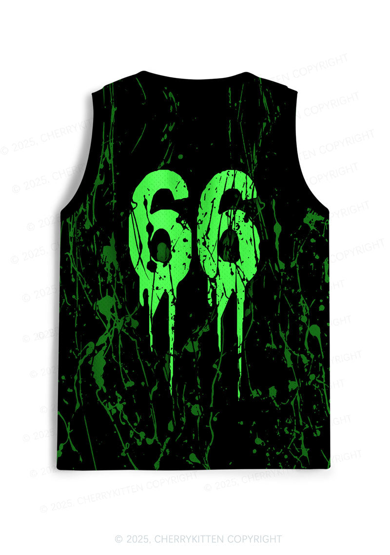 Custom Halloween Stab Ghost Y2K Sport Jersey Tank Cherrykitten