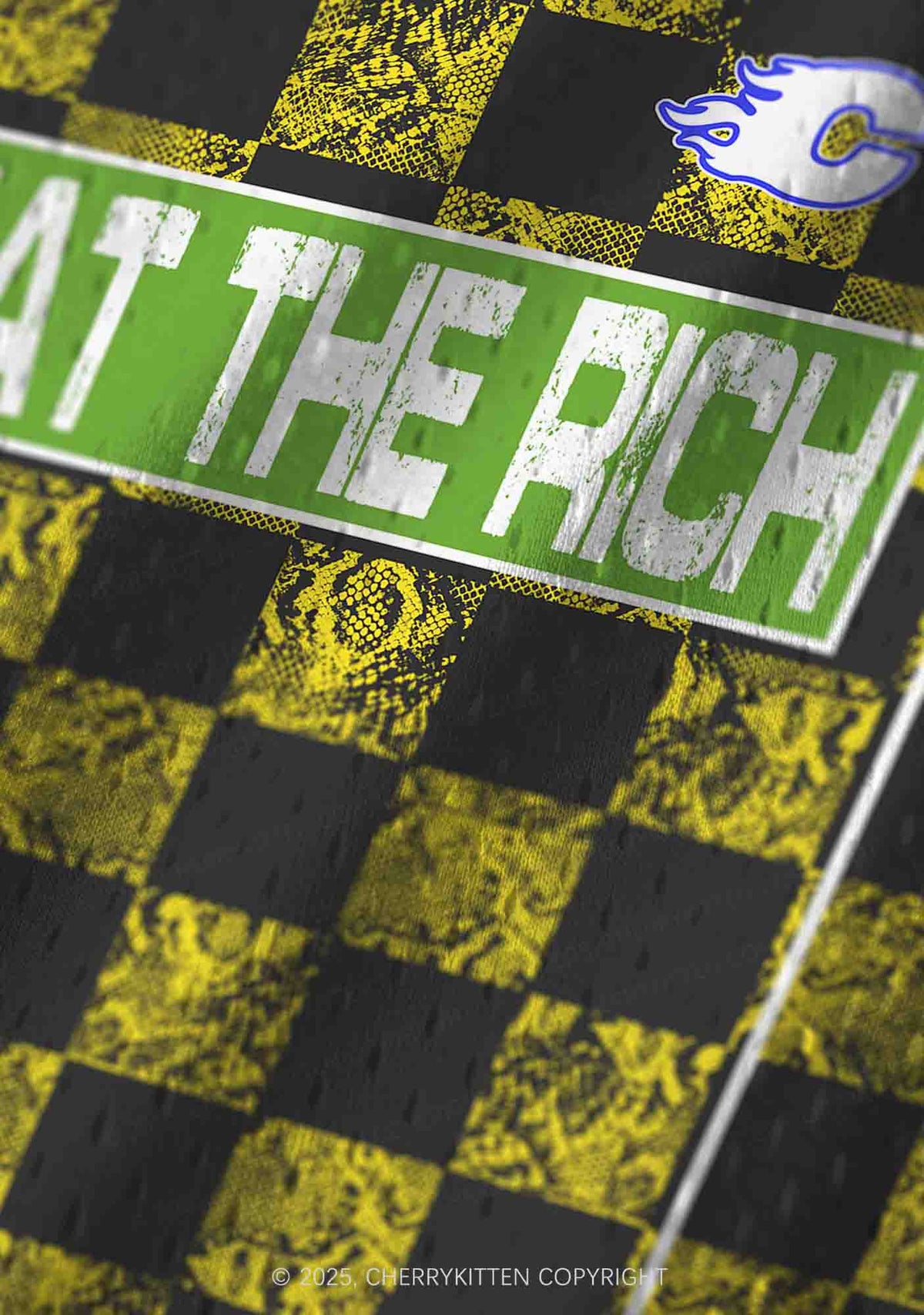 Custom Eat The Rich Y2K Sport Jersey Tank Cherrykitten