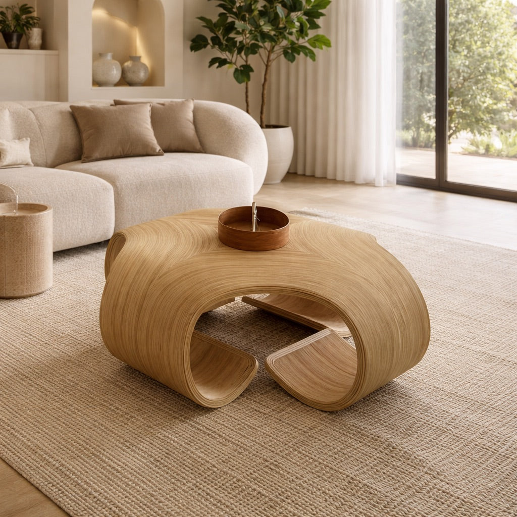 ArtZ® Solid Wood Handmade Solara Coffee Table