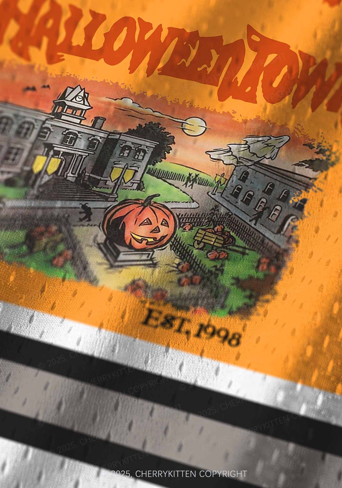 Custom Halloween Town Y2K Sport Jersey Tank Cherrykitten