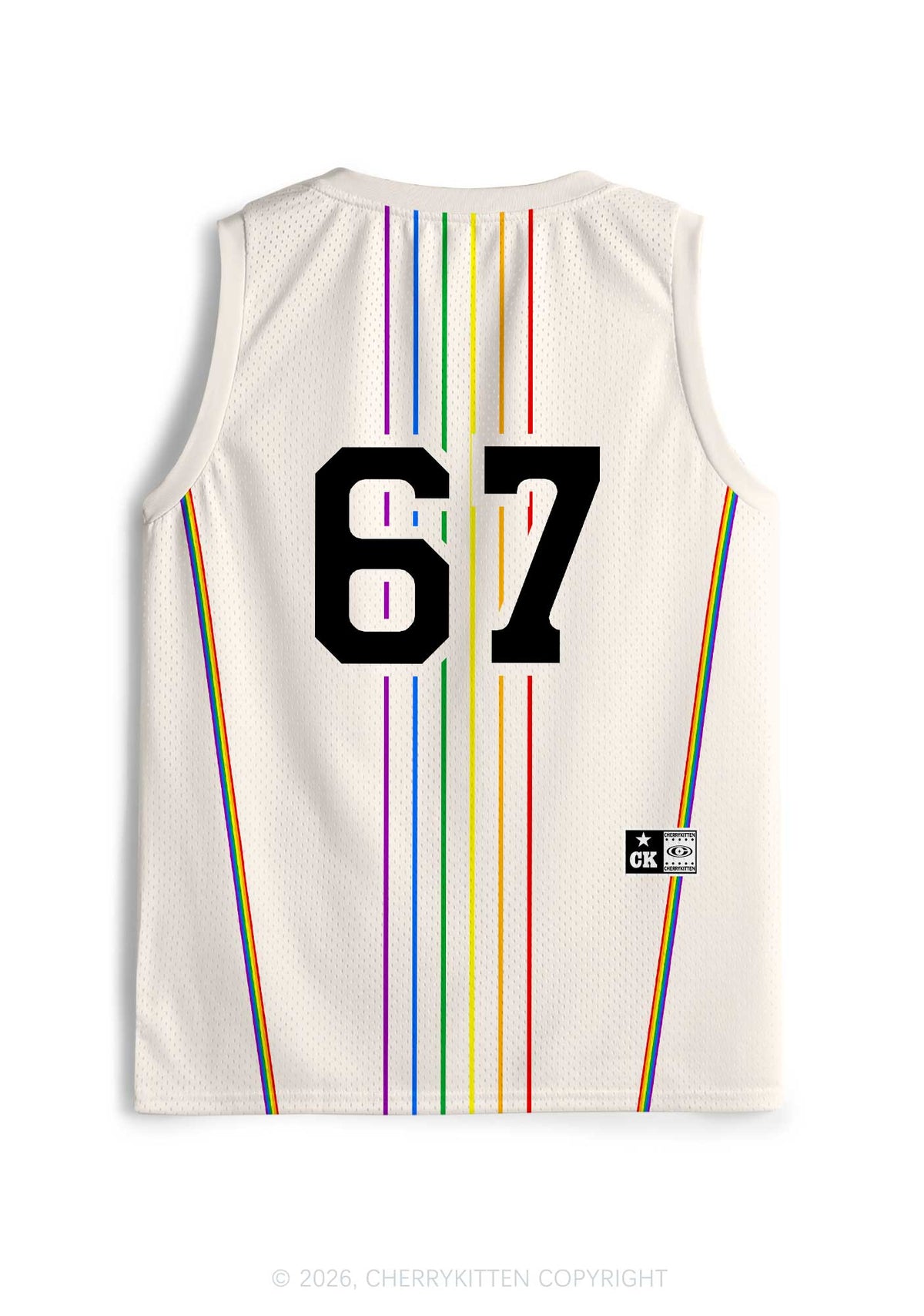 I Suffer From Gay Thoughts Pride Y2K Sport Jersey Tank Cherrykitten