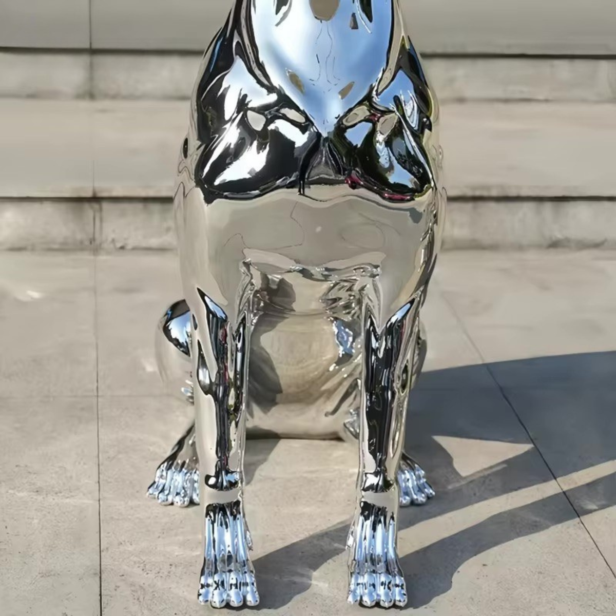 ArtZ® Doberman Pinscher Stainless Steel Sculpture