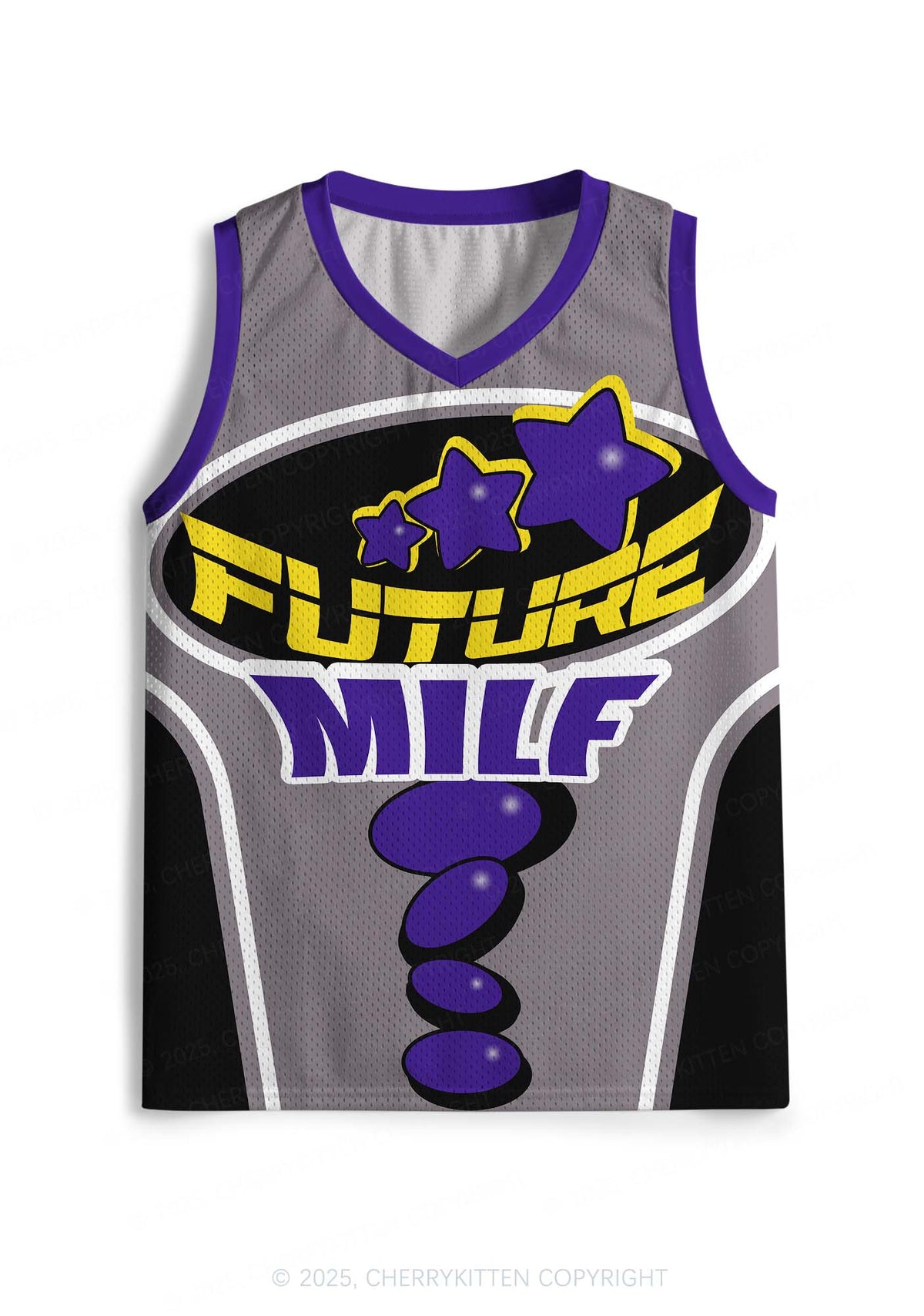 Custom Grey Future Mxxf Y2K Sport Jersey Tank Cherrykitten