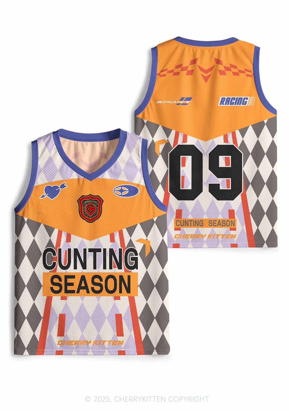 Custom Cunting Season Y2K Sport Jersey Tank Cherrykitten