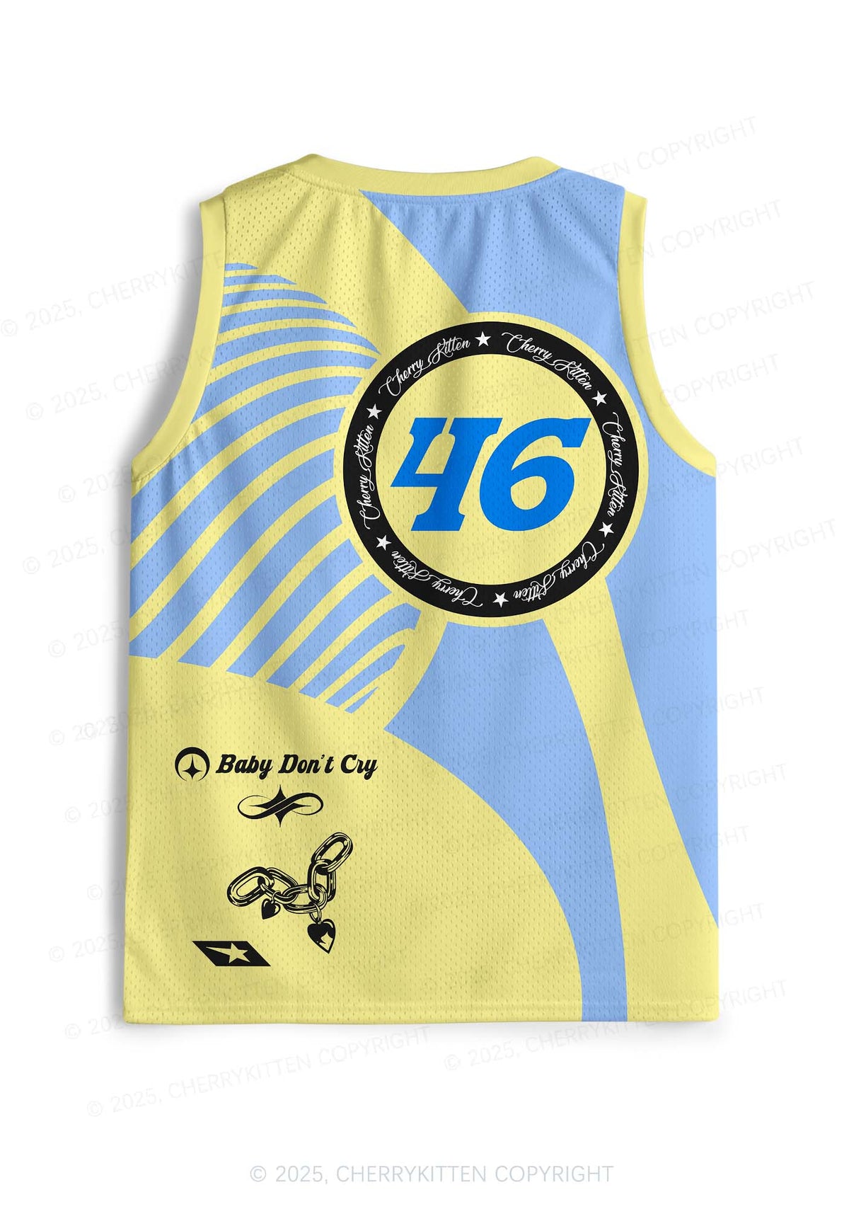 Custom Baddies Get Saddies Y2K Sport Jersey Tank Cherrykitten