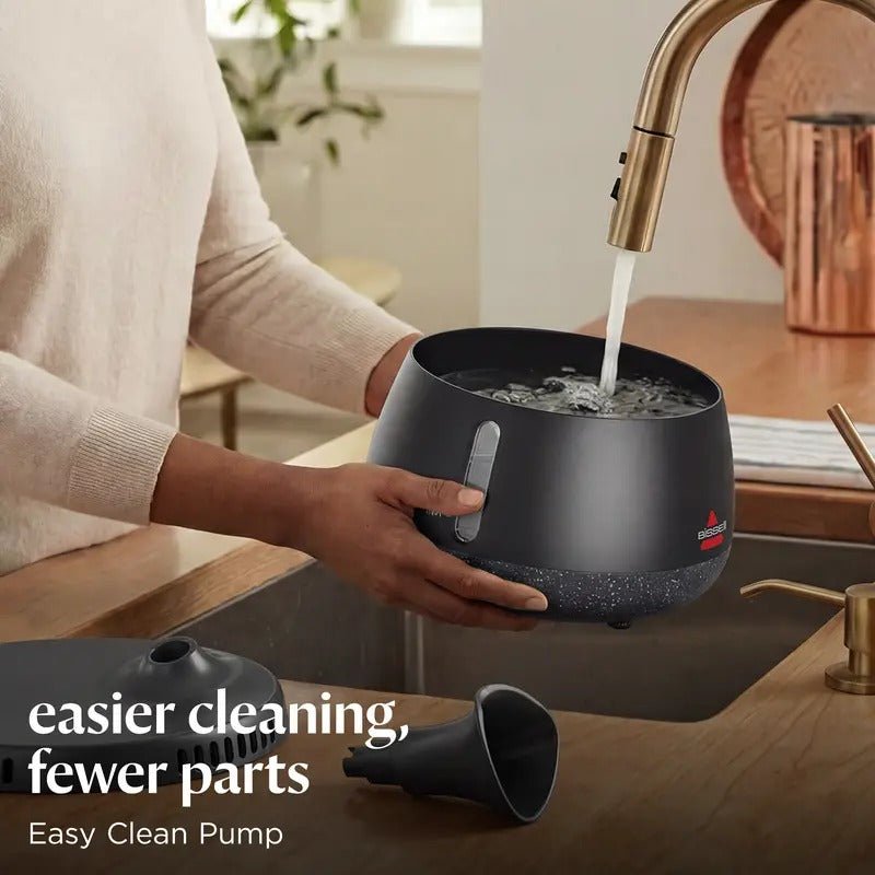 Wireless Cat Water Fountain with Filter, Quiet Pump & Automatic Water Circulation for Cats