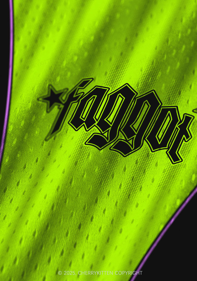 Custom Faggot Stars Pride Y2K Sport Jersey Tank Cherrykitten
