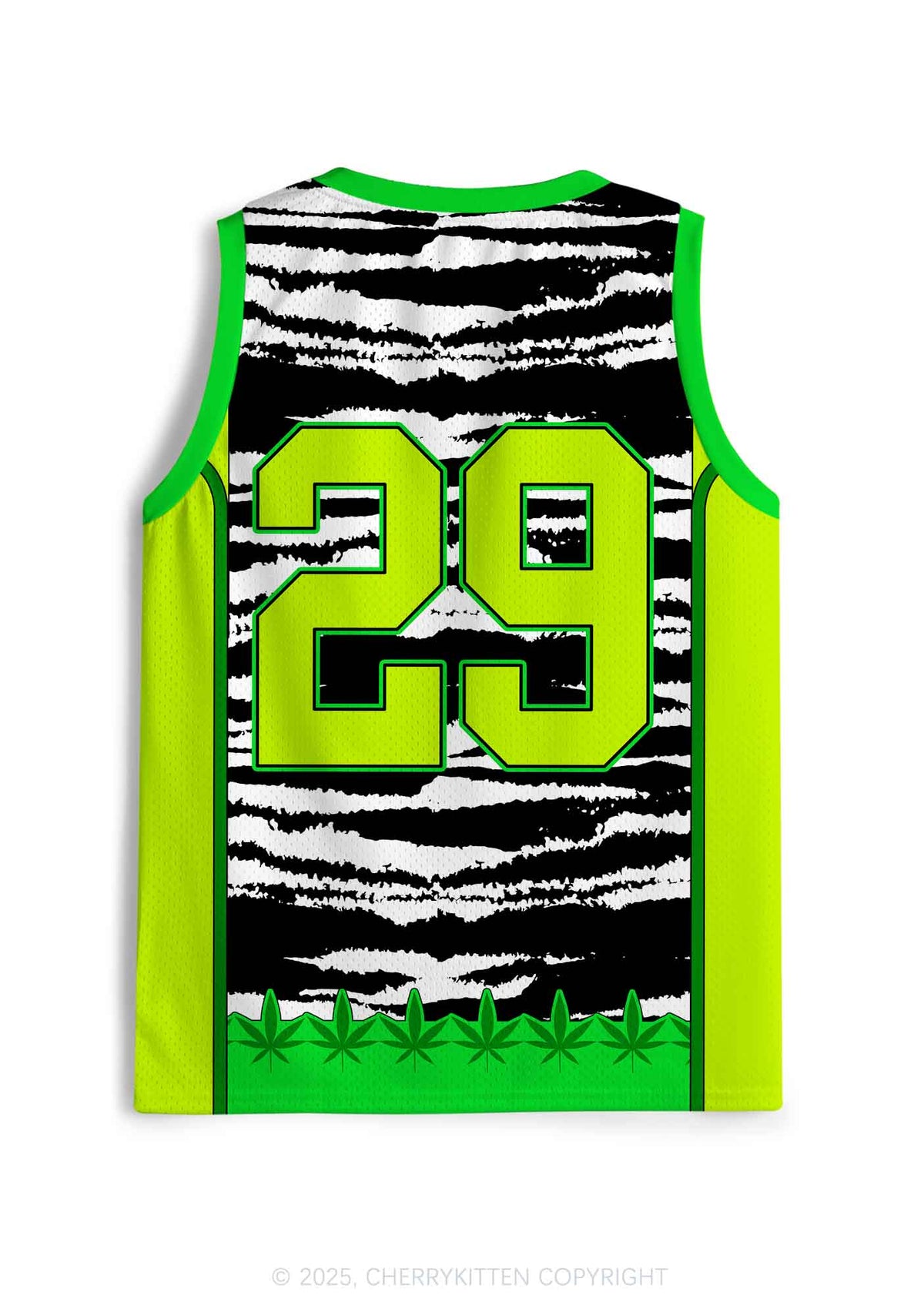 Custom Green Blunt Slxt Y2K Sport Jersey Tank Cherrykitten