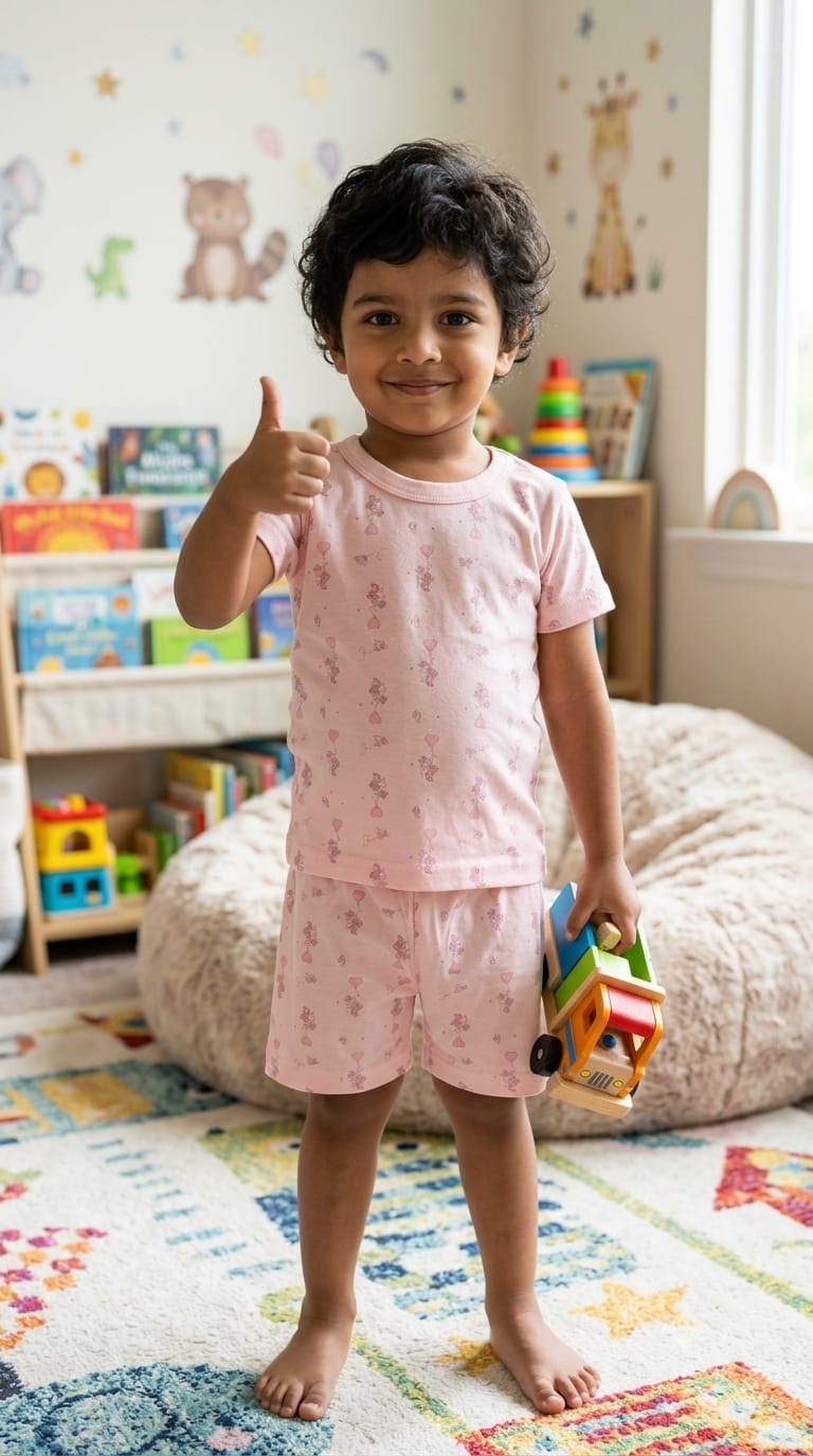 Pink world Short Set (1-3 year )