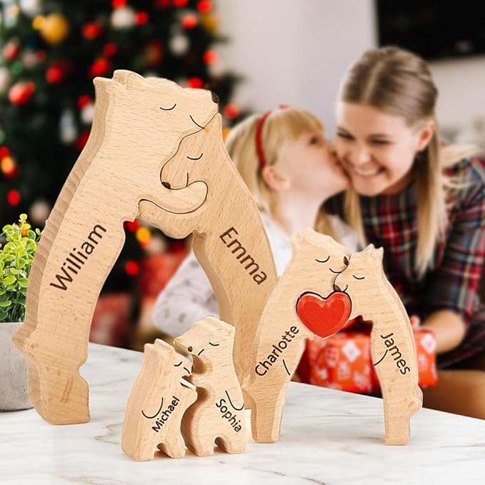 ArtZ® Wooden Bear Sculptures