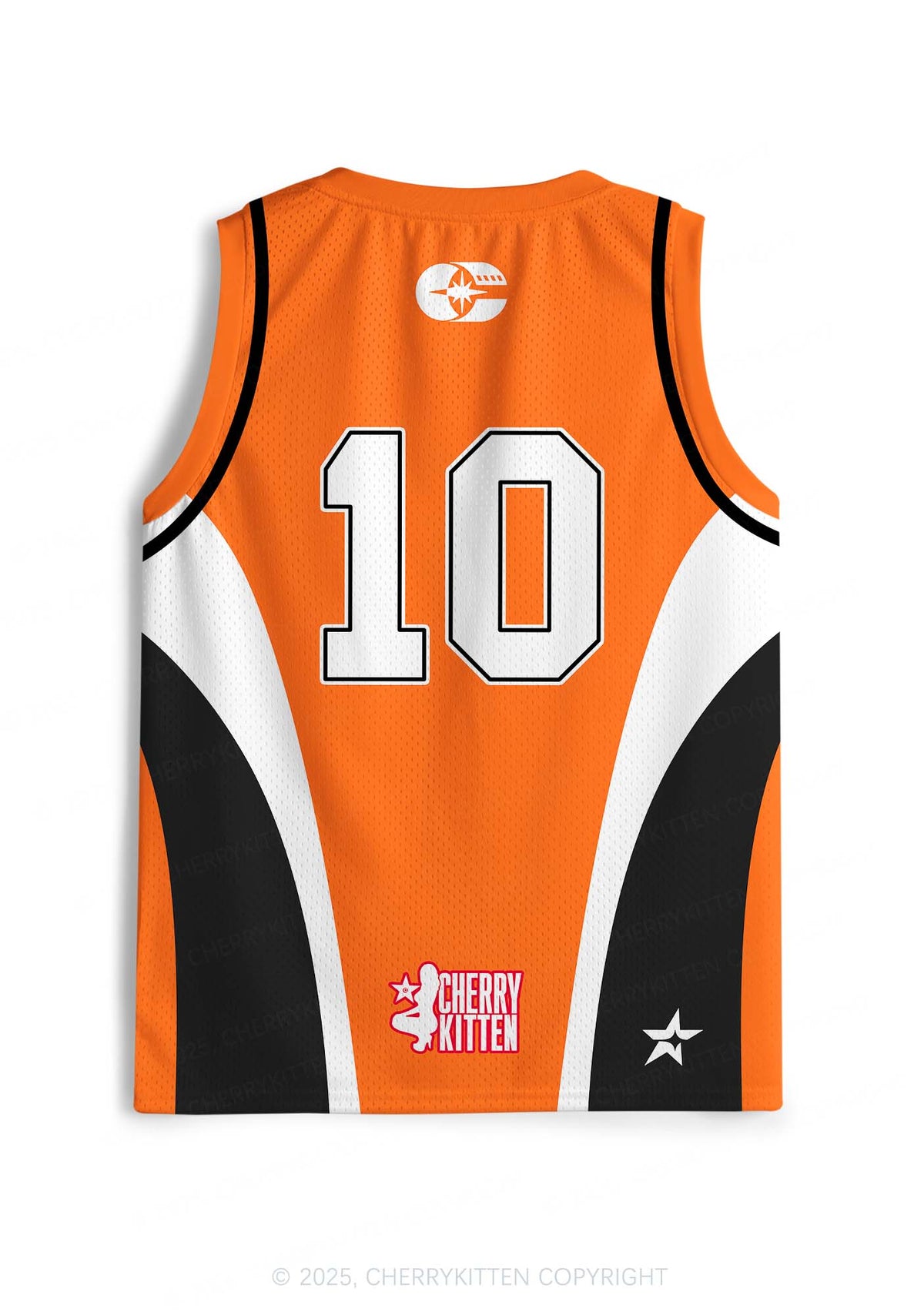 Custom Orange Choke Me Y2K Sport Jersey Tank Cherrykitten