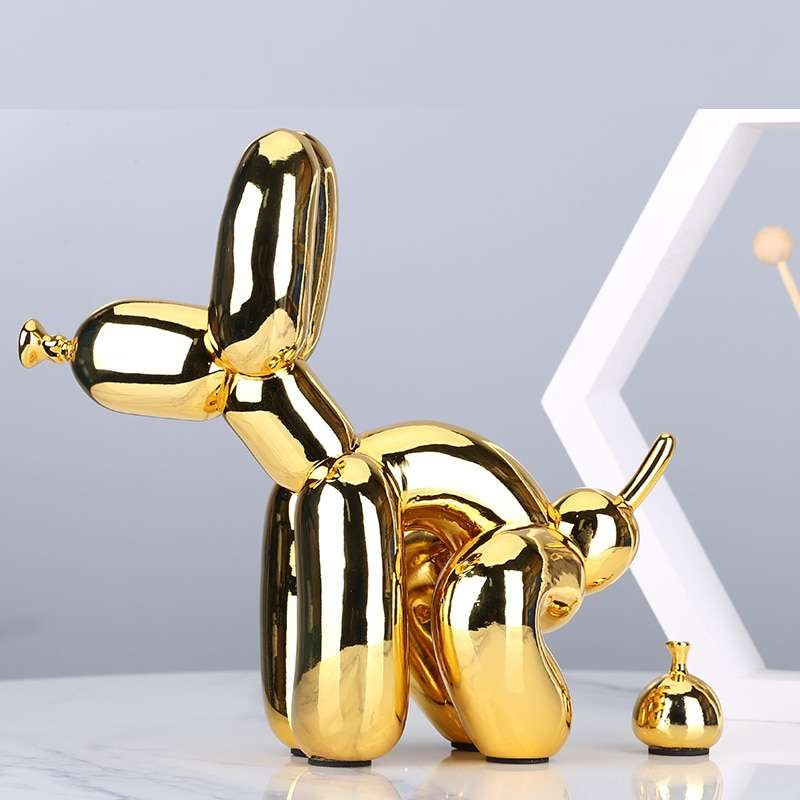 ArtZ® Balloon Dog Doing Business Sculpture