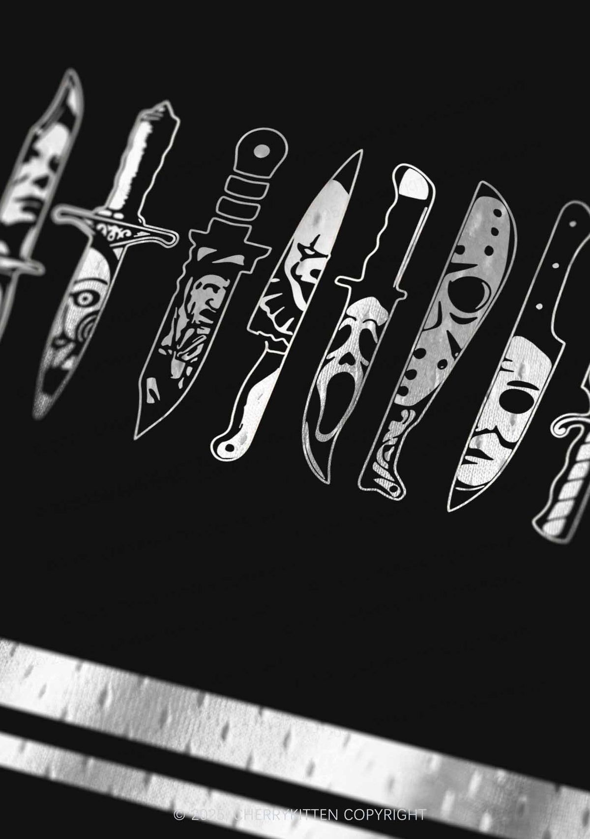Custom Halloween Ghost Knife Y2K Sport Jersey Tank Cherrykitten