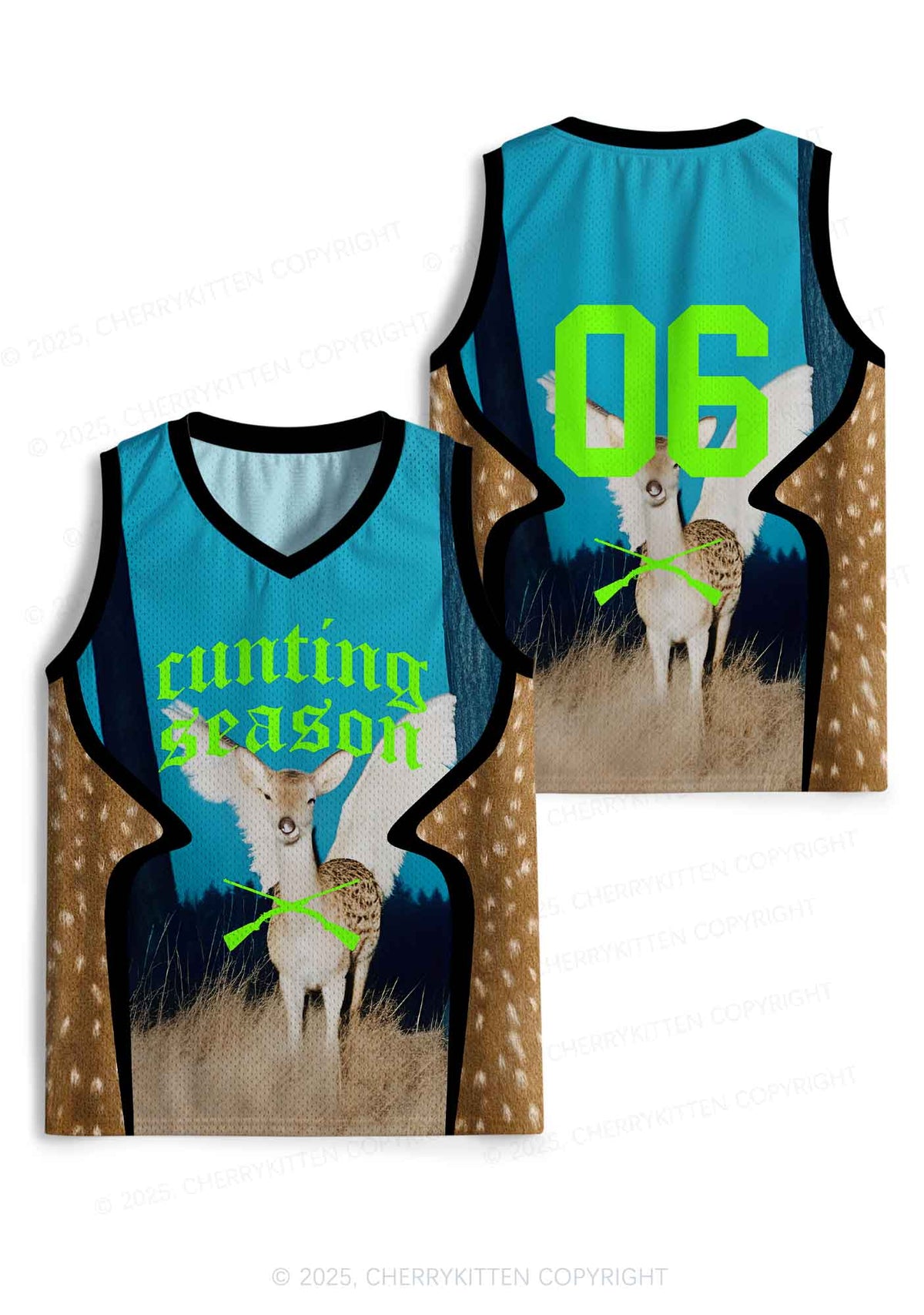 Custom Deer Cxxting Season Y2K Sport Jersey Tank Cherrykitten