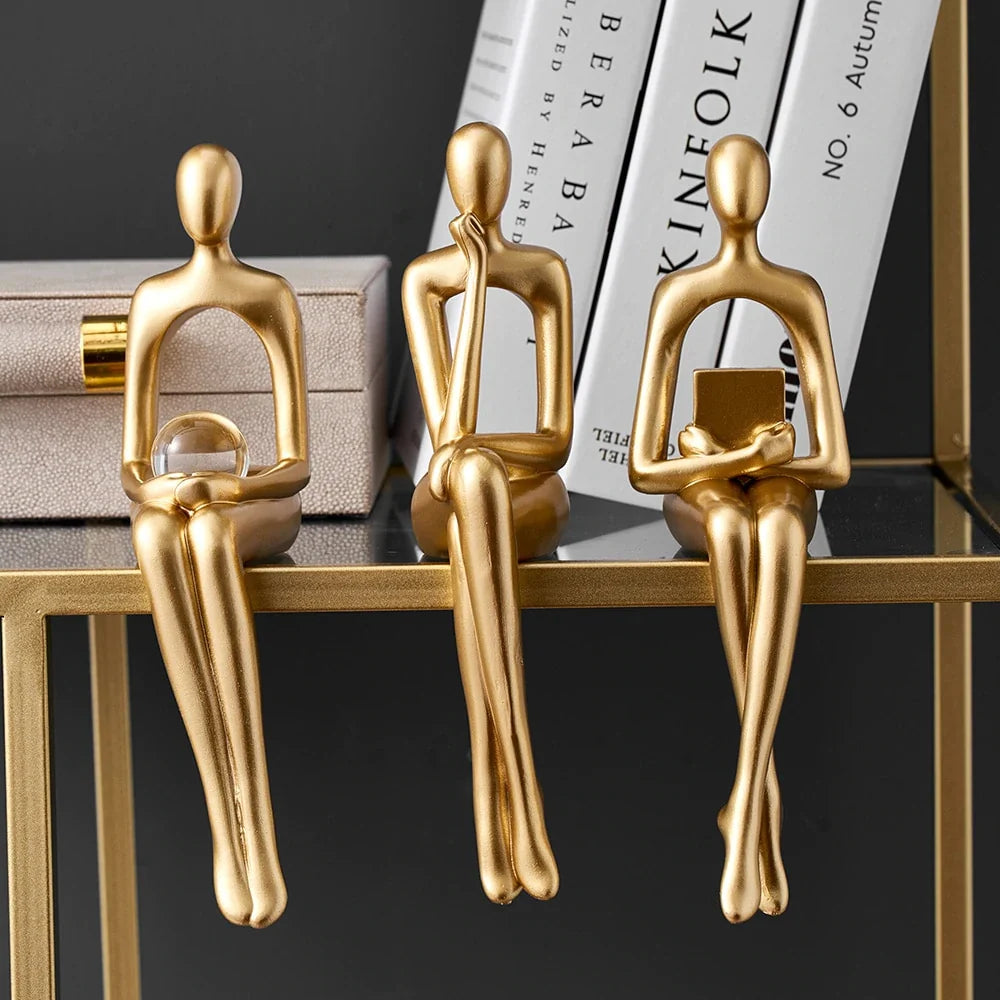ArtZ® Abstract Bookshelf Decor Figurines