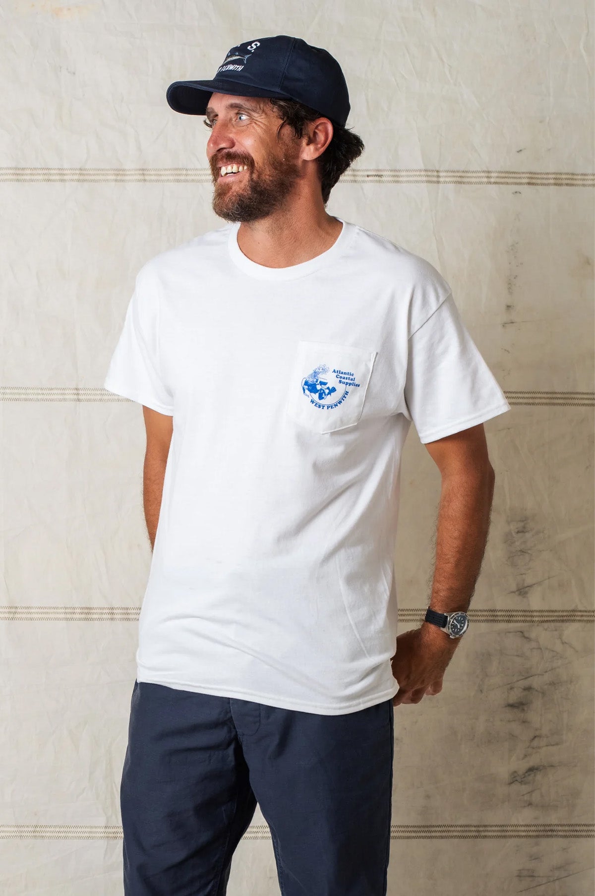 Penwith Scuba Tee Short Sleeve White