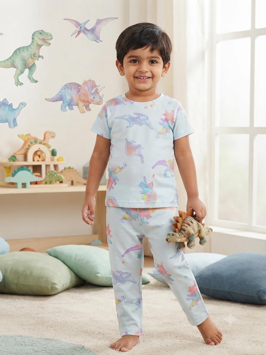 Dino Top & bottom set set (6 months -3 years )
