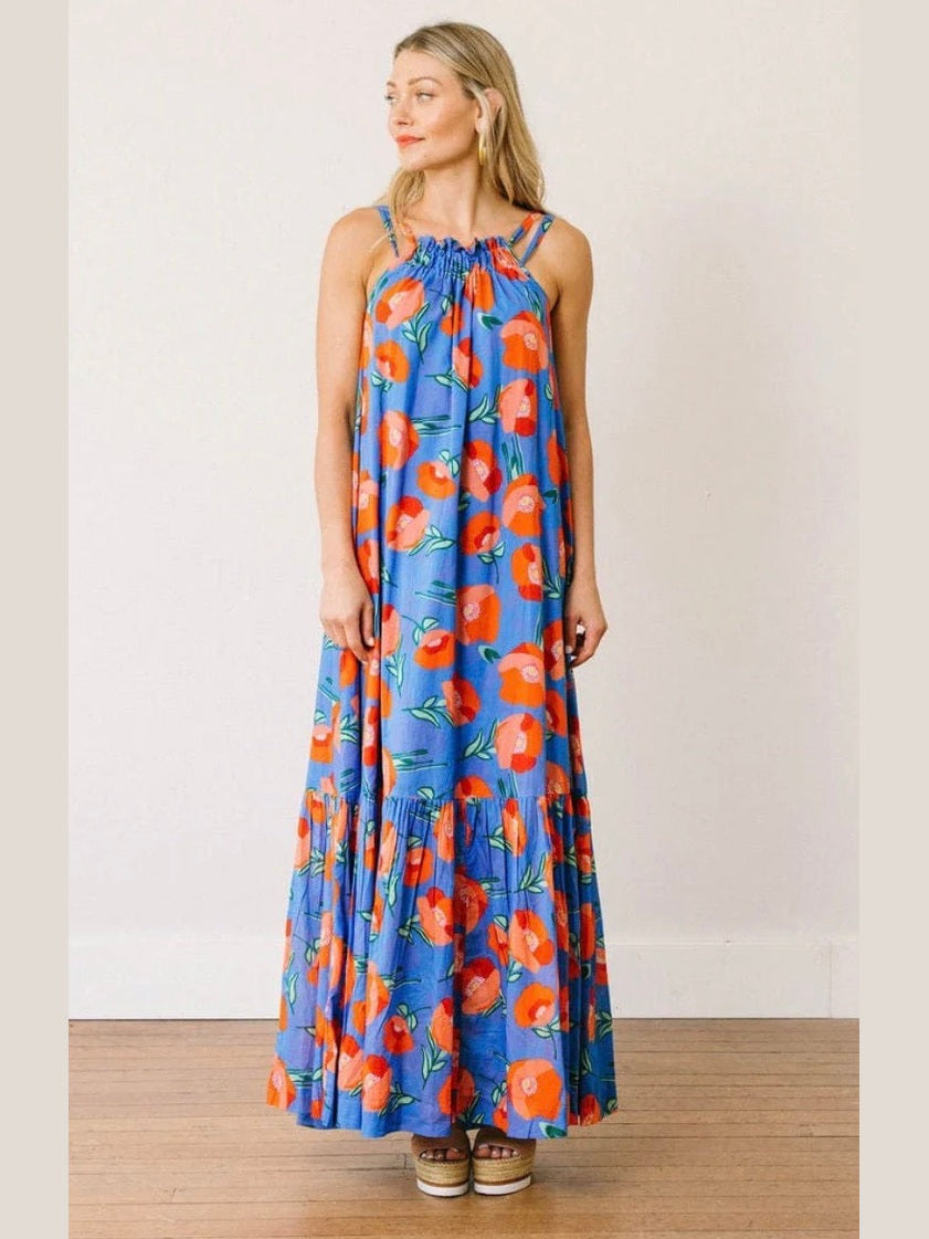Summer Poppy Camilla Dress