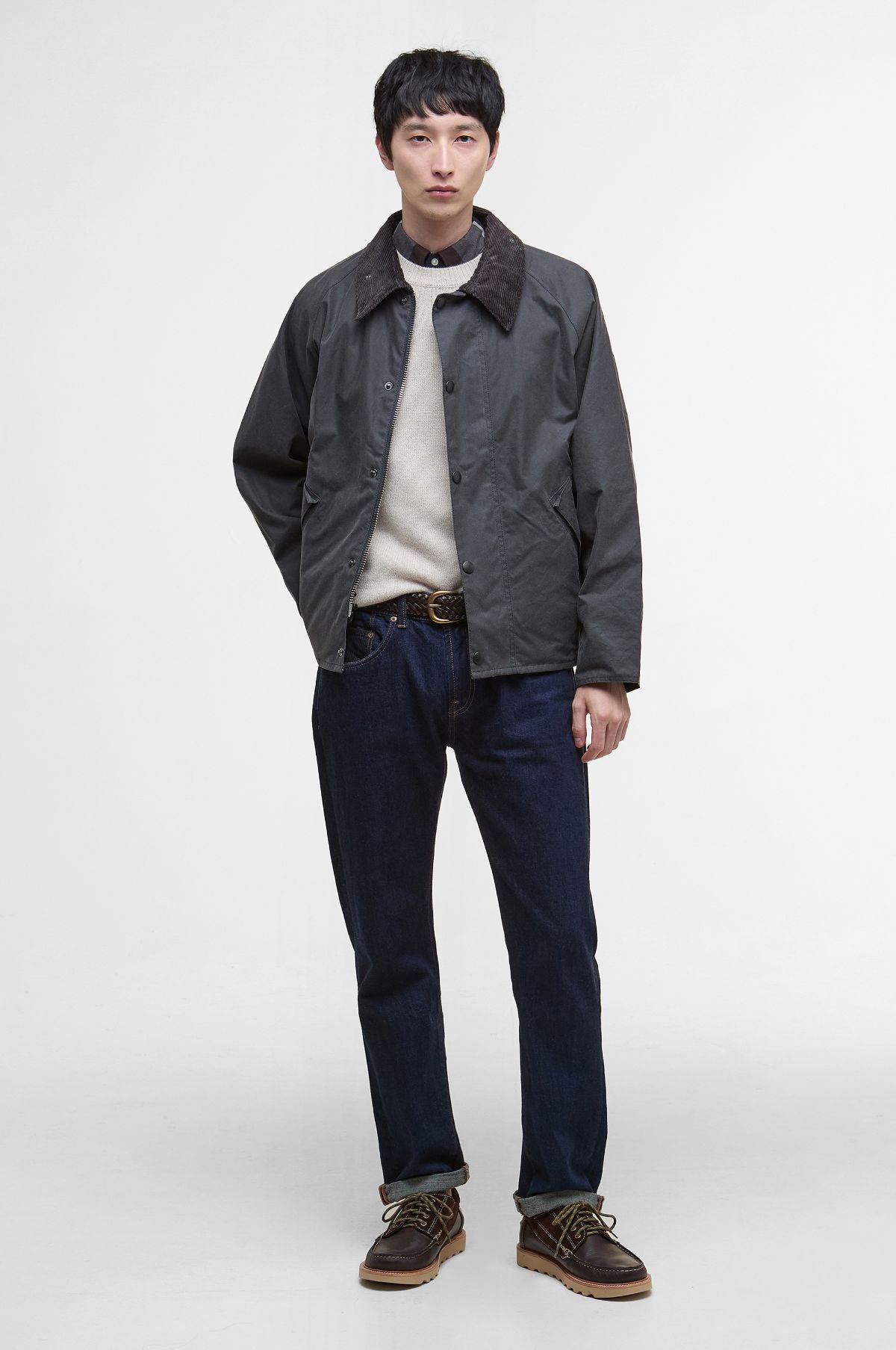 OS Transport Wax Jacket Grey