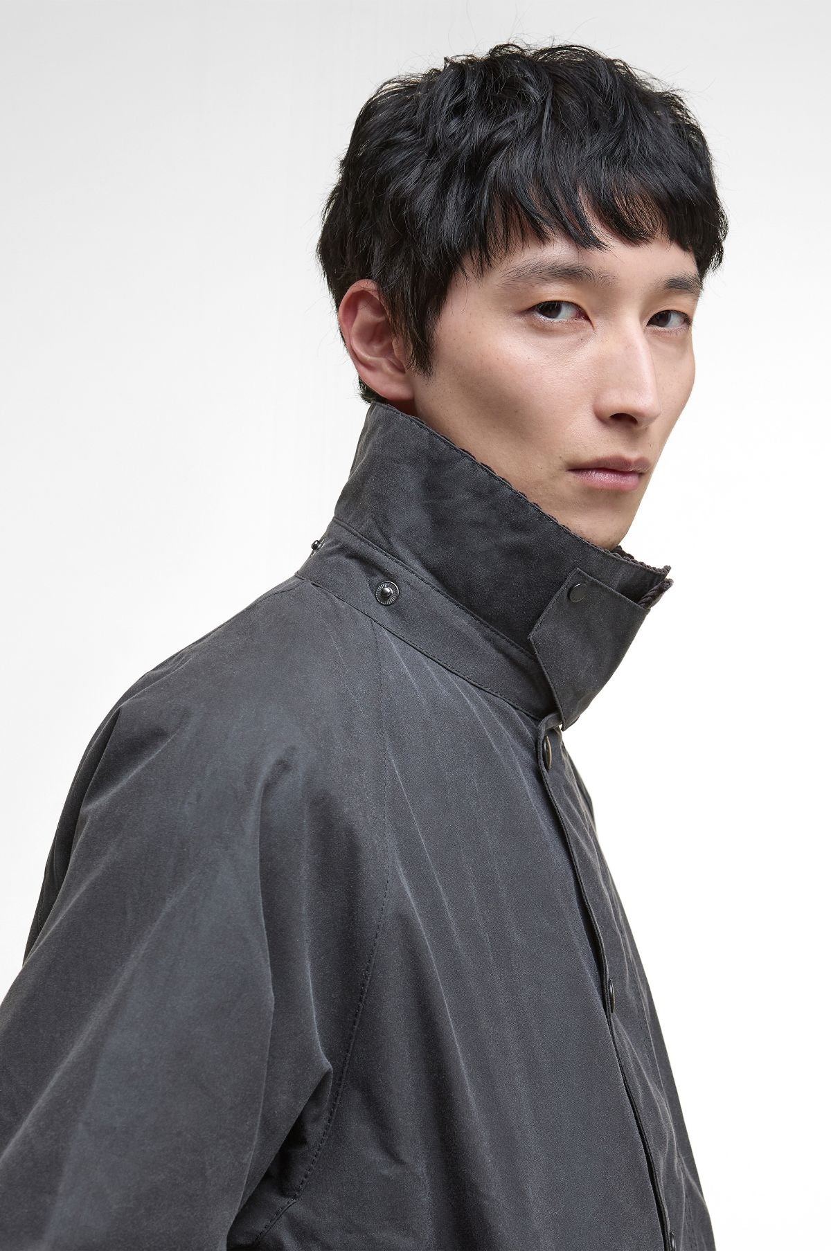 OS Transport Wax Jacket Grey