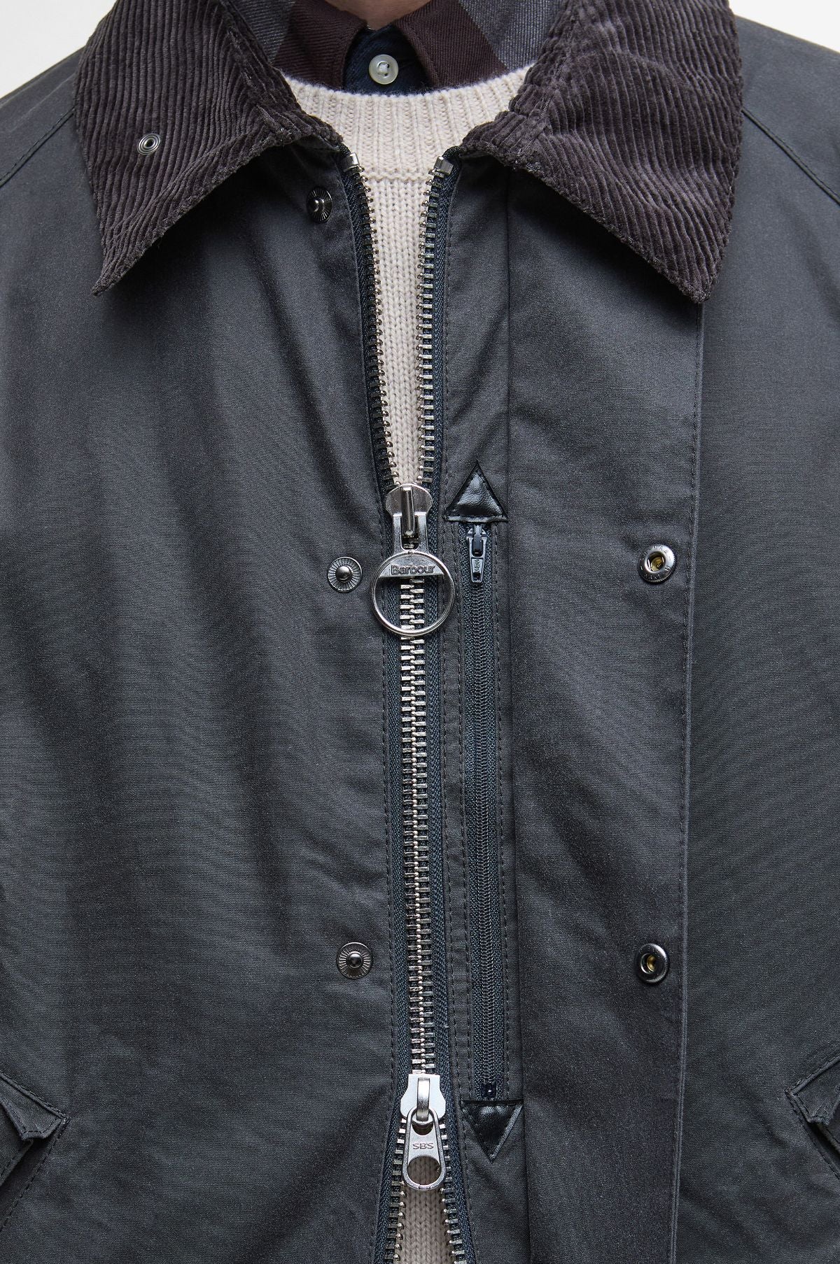OS Transport Wax Jacket Grey