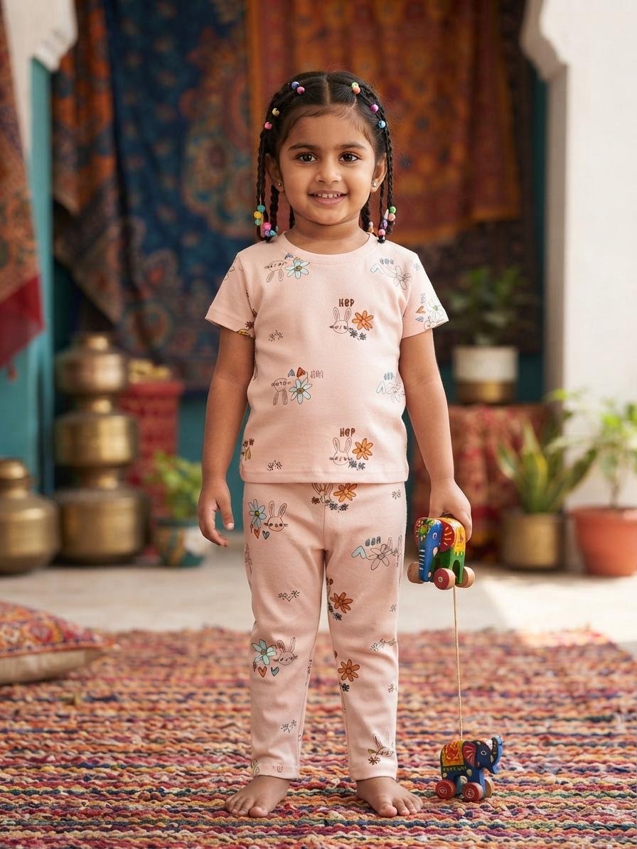 Hop Top & bottom set (6 months -3 years )