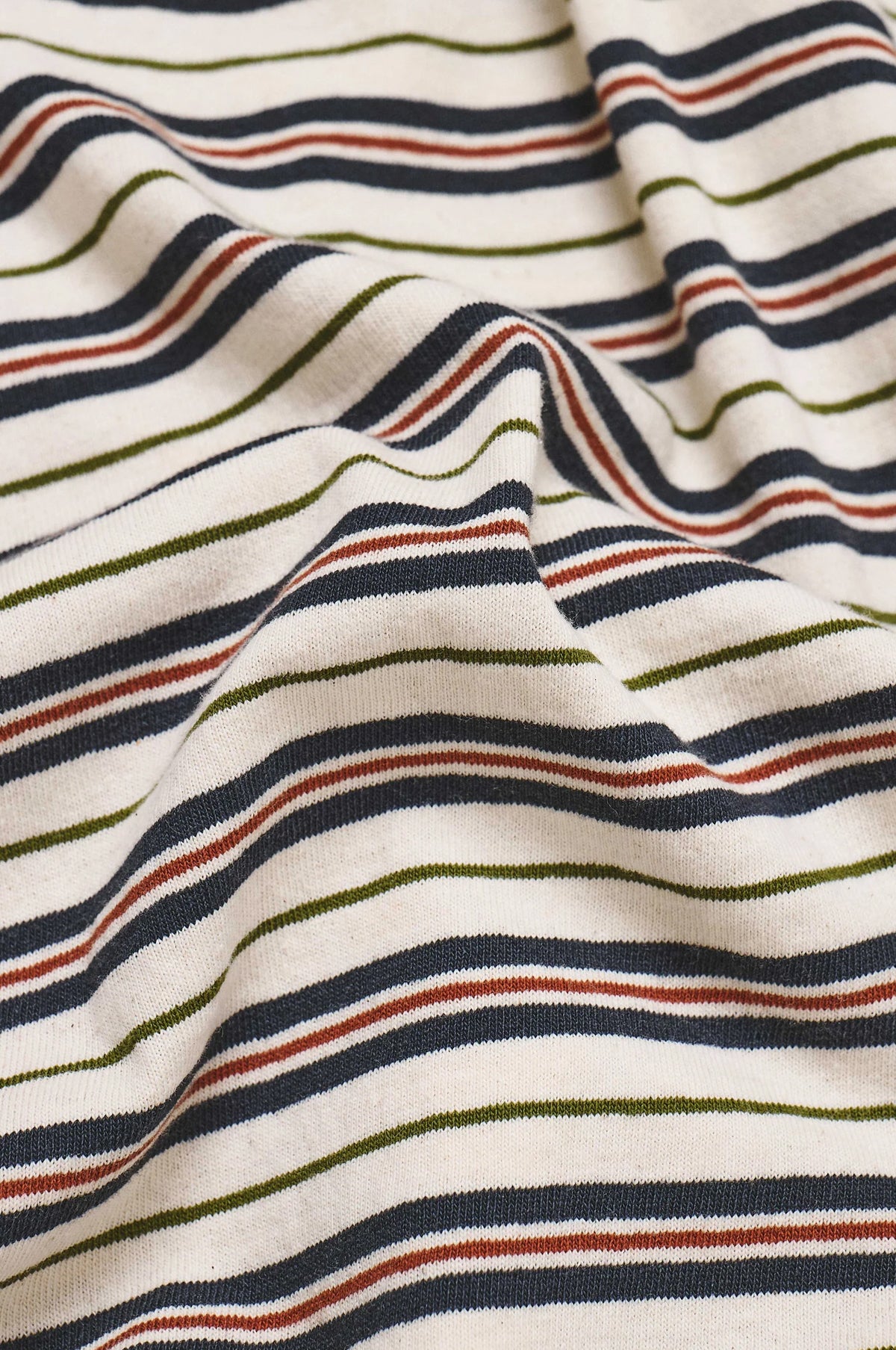 Striped Wide Tee Navy Stripe