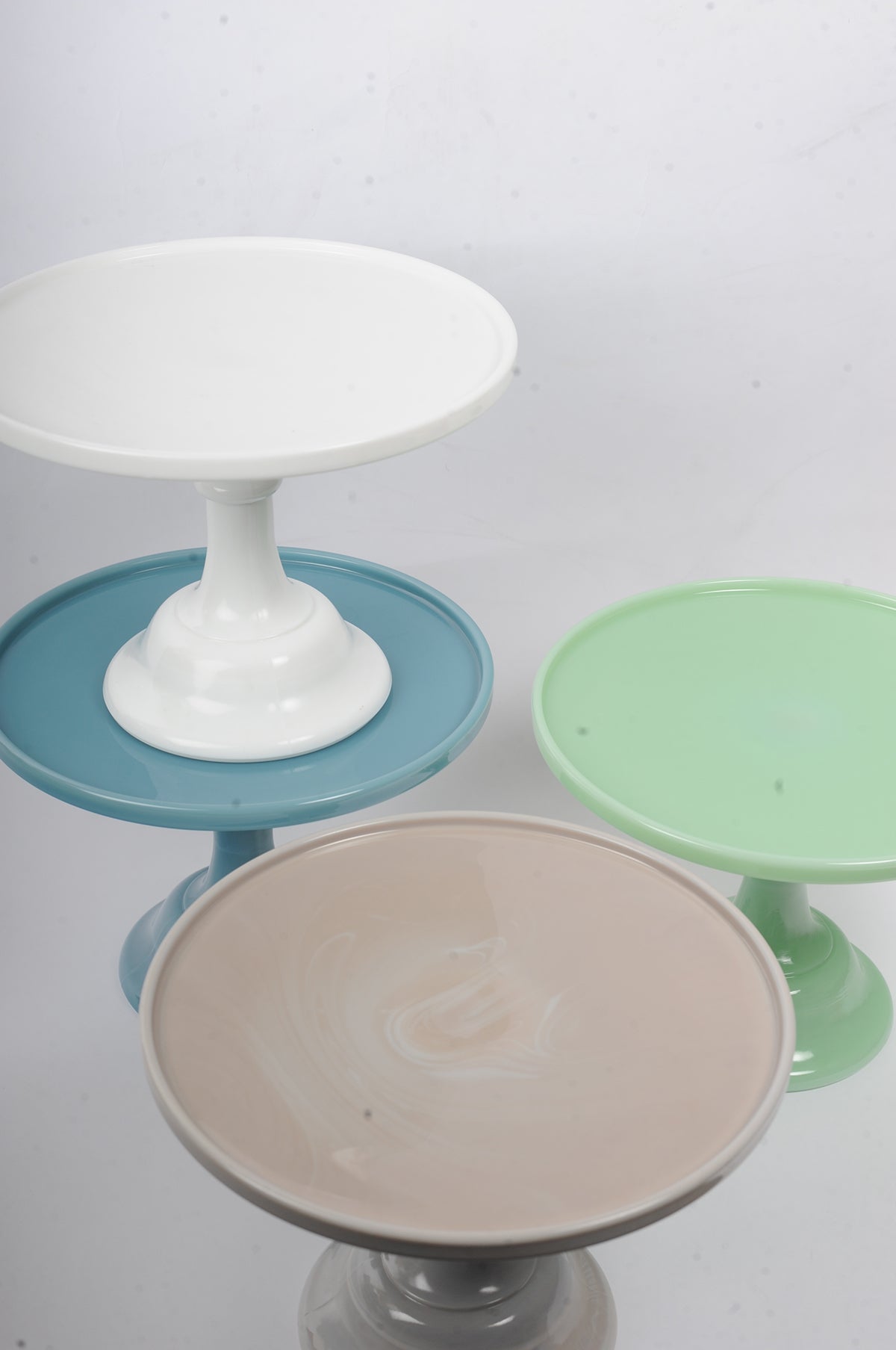 Georgia Blue Cake Plate 10"