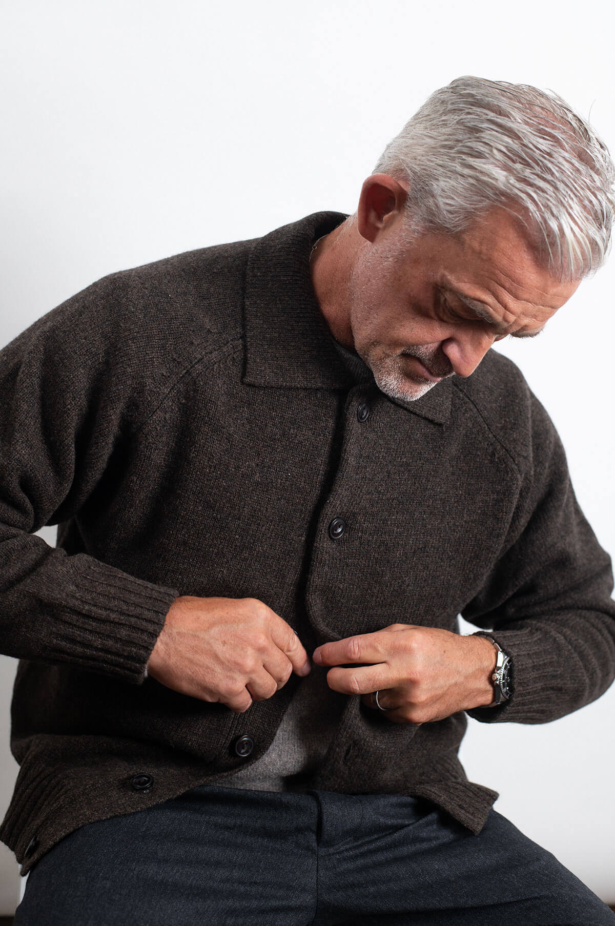 Adams Cardigan Cocoa