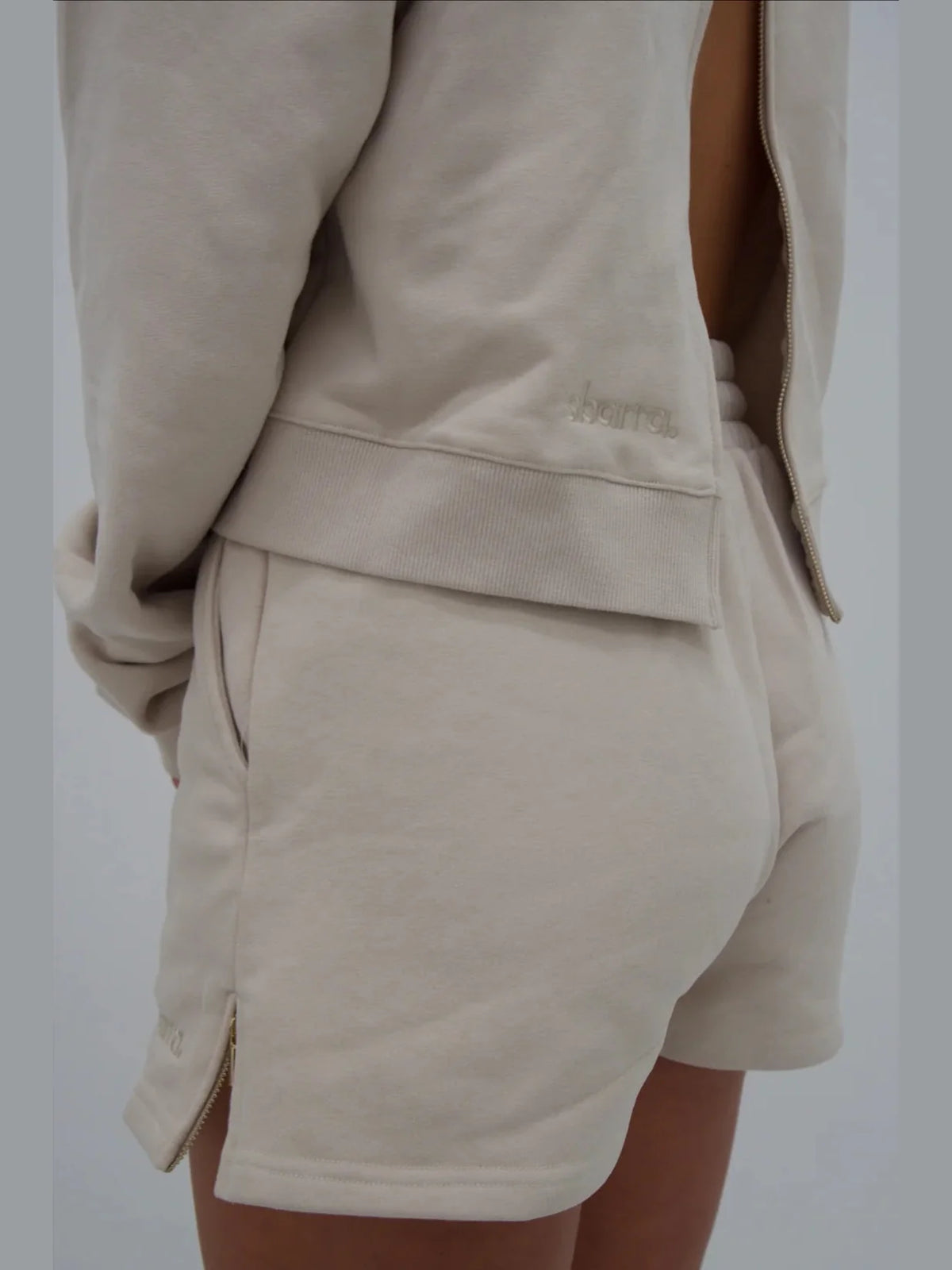 Lauren Zipper Shorts - Cream