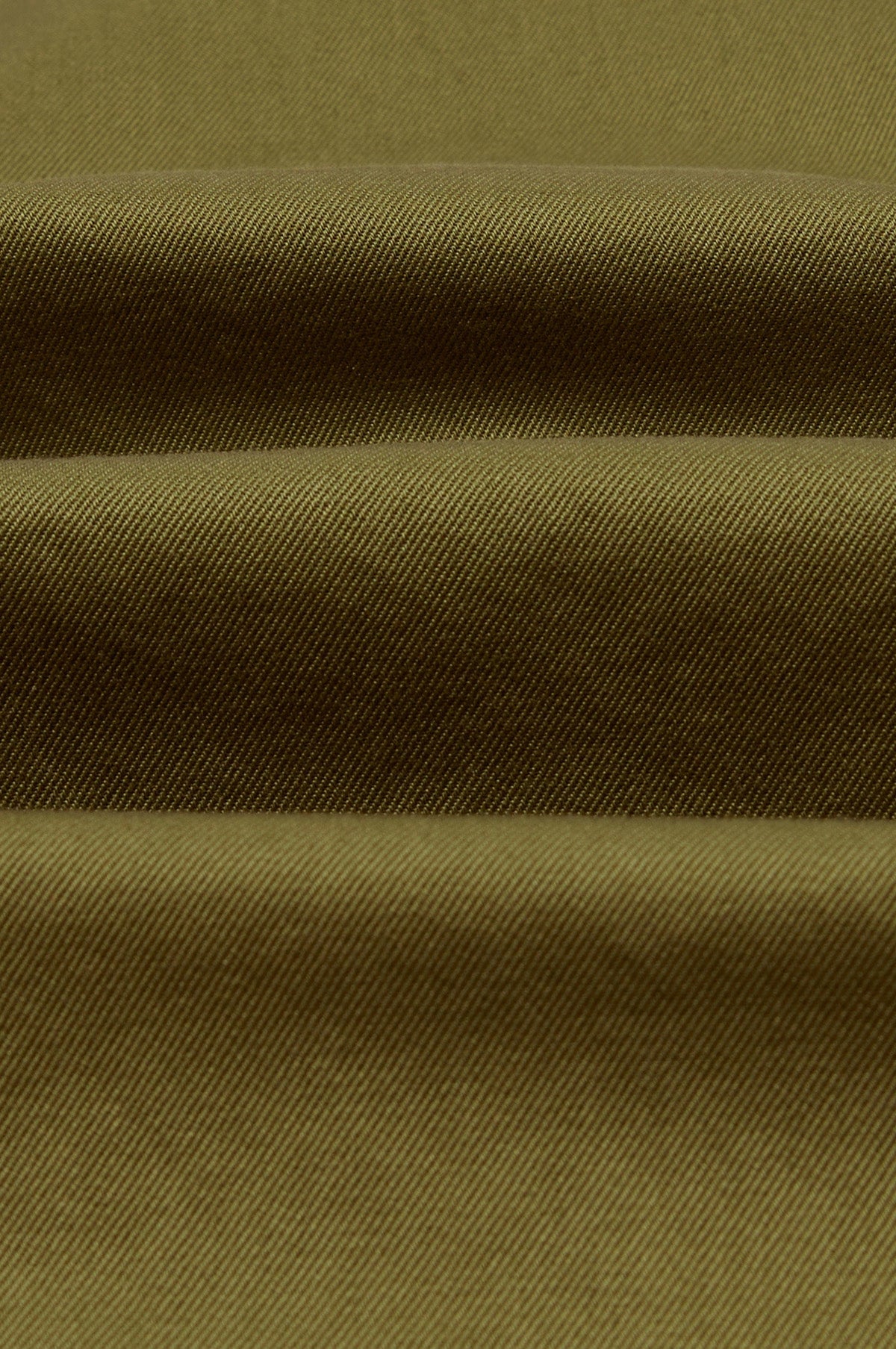 Textured Twill 3-Pocket Overshirt Military Green
