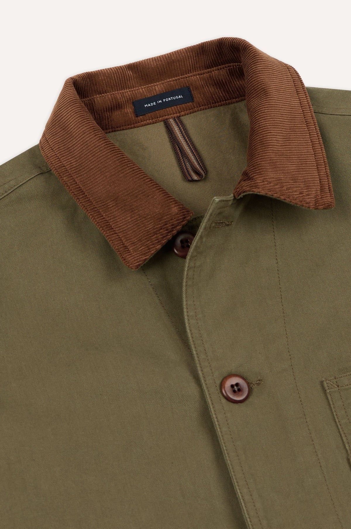 Twill Fatigue Jacket Khaki