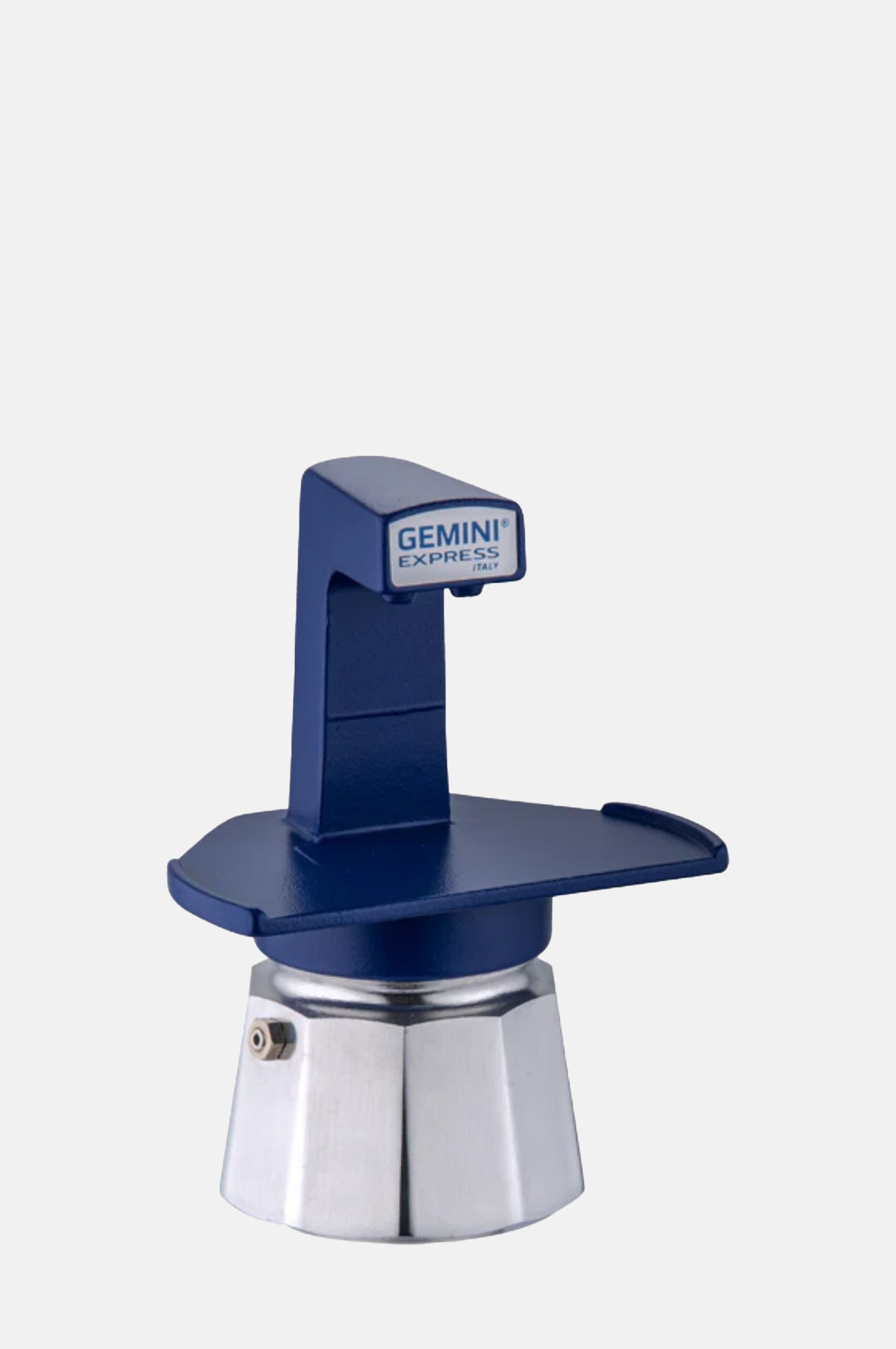 Aluminium Stovetop Moka Pot Blue