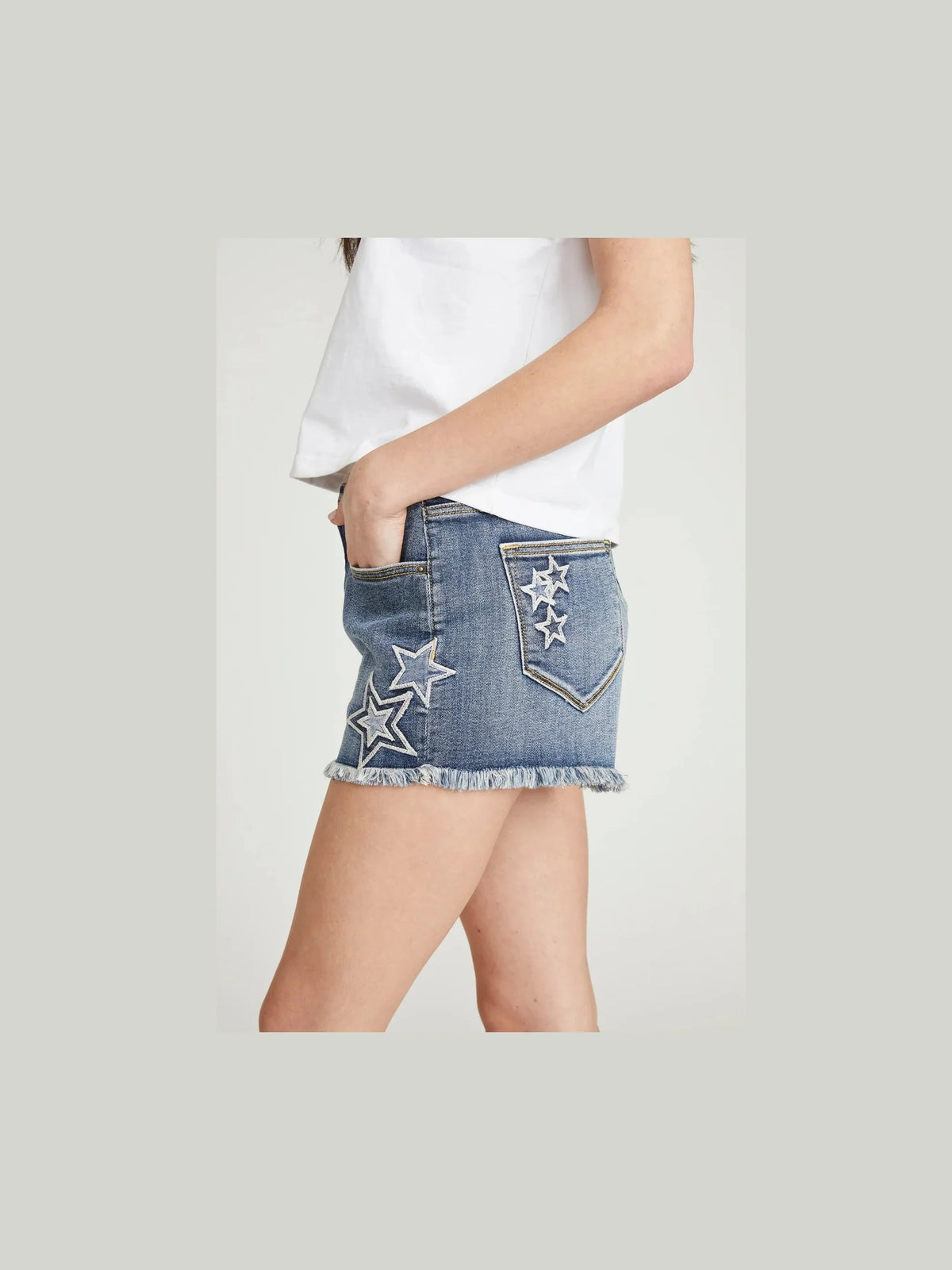 Goldie Patriotic Patchwork Shorts