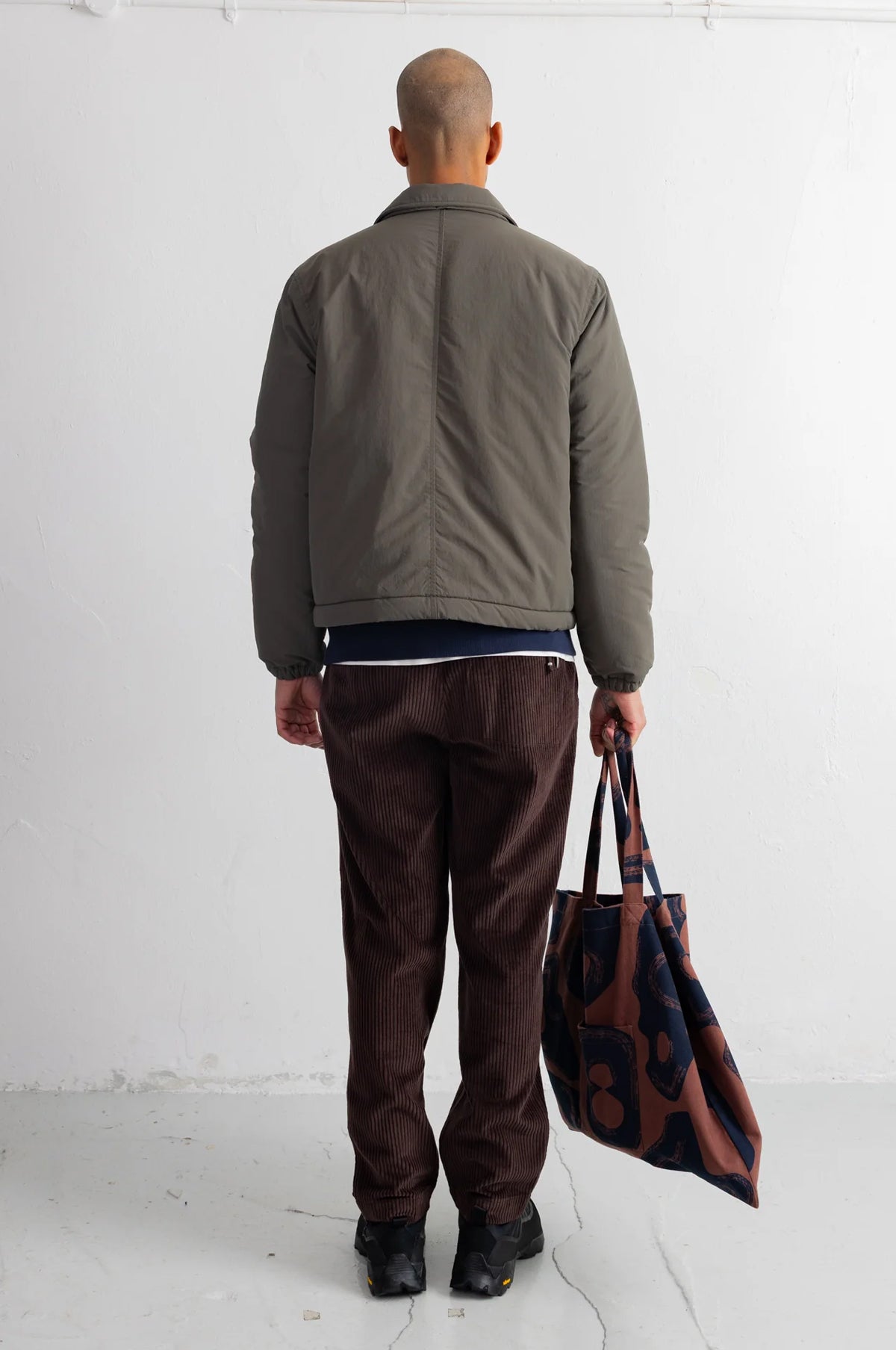 Wadded Bomber Dark Olive